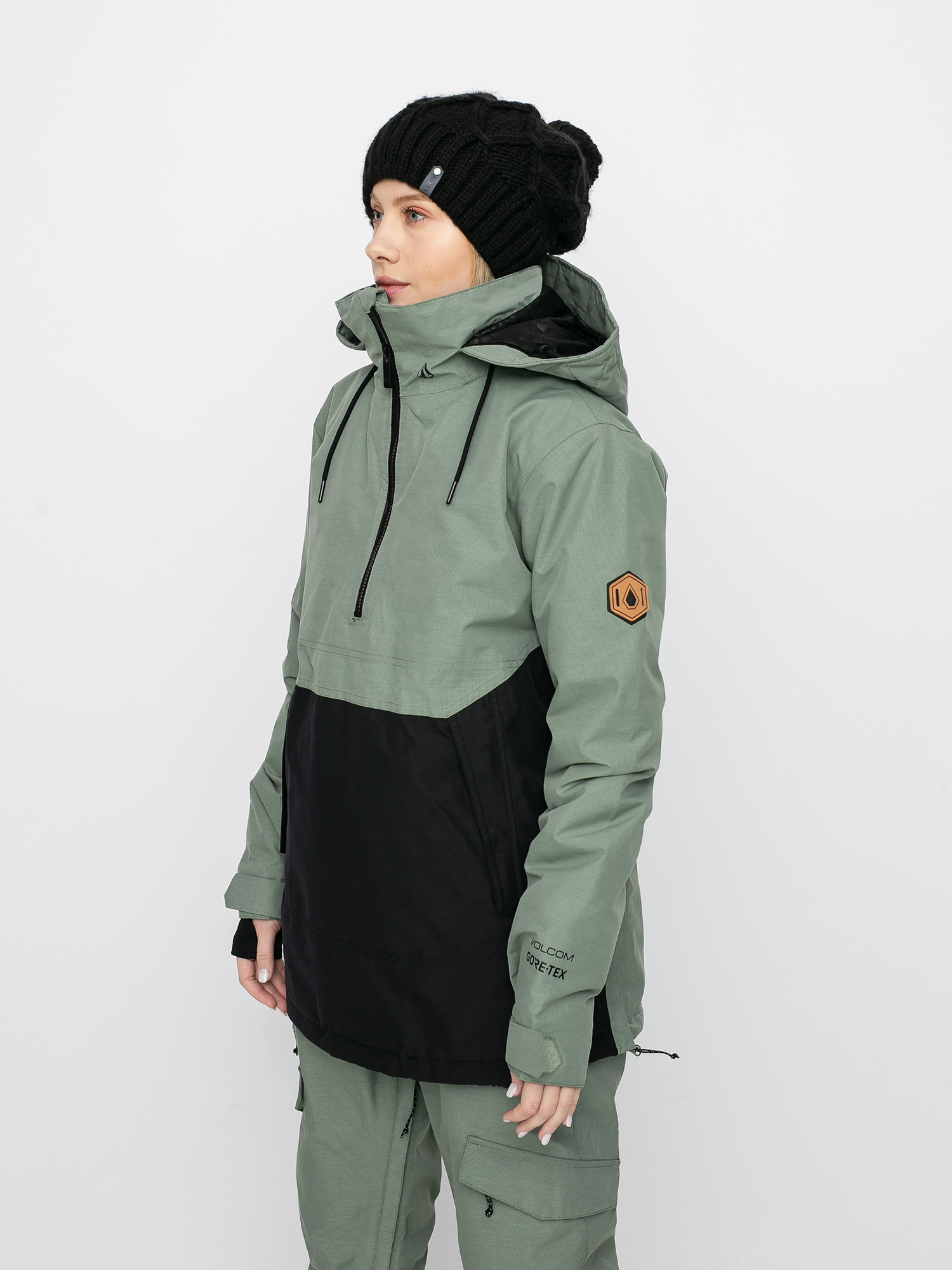 Damska Kurtka snowboardowa Volcom Fern Ins Gore Pullover (dusty green)