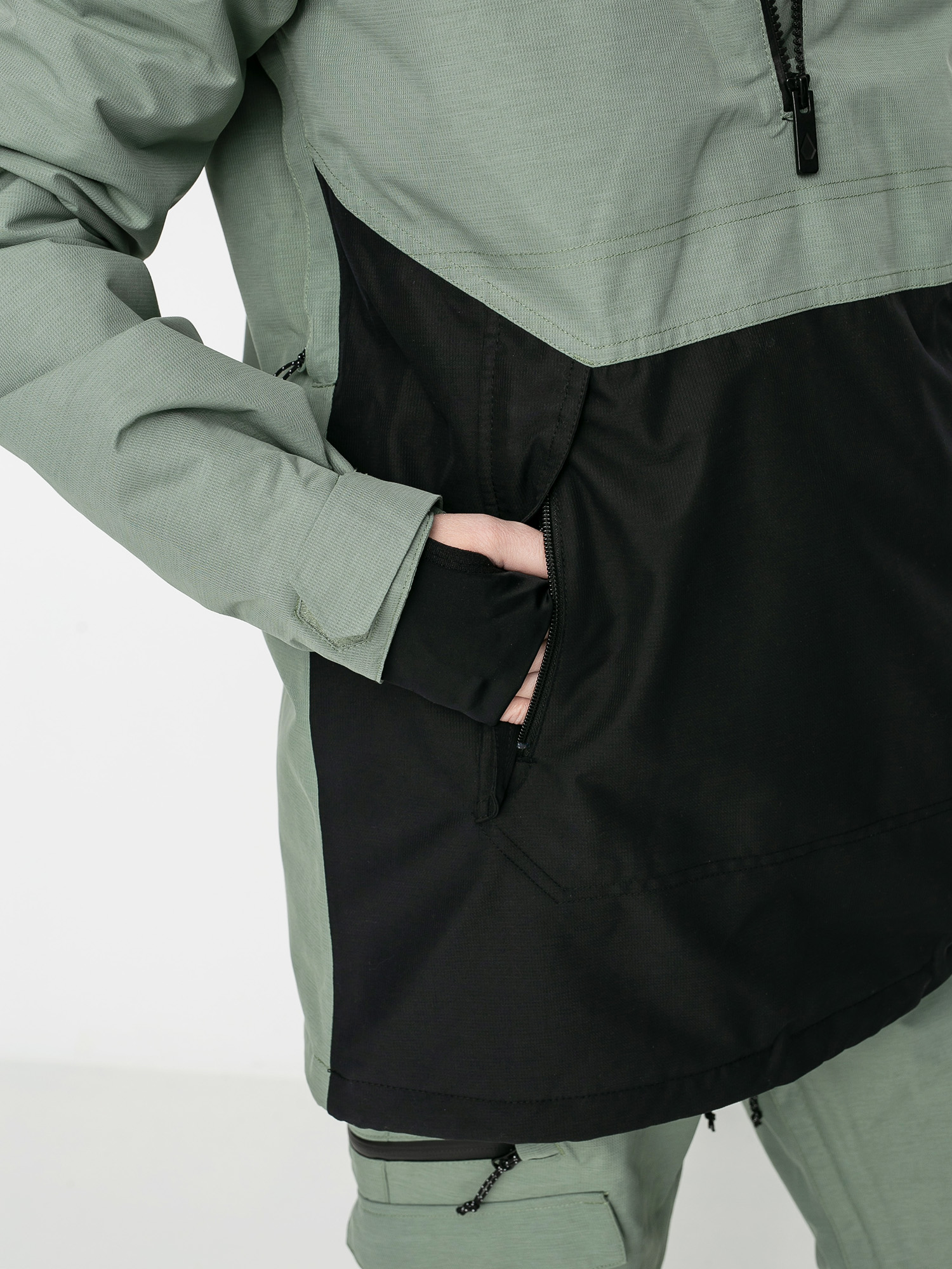 Damska Kurtka snowboardowa Volcom Fern Ins Gore Pullover (dusty green)