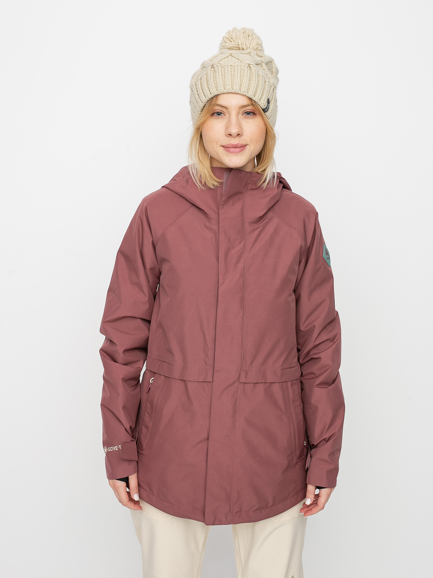 Damska Kurtka snowboardowa Burton Gore Tex Kaylo (rose brown)