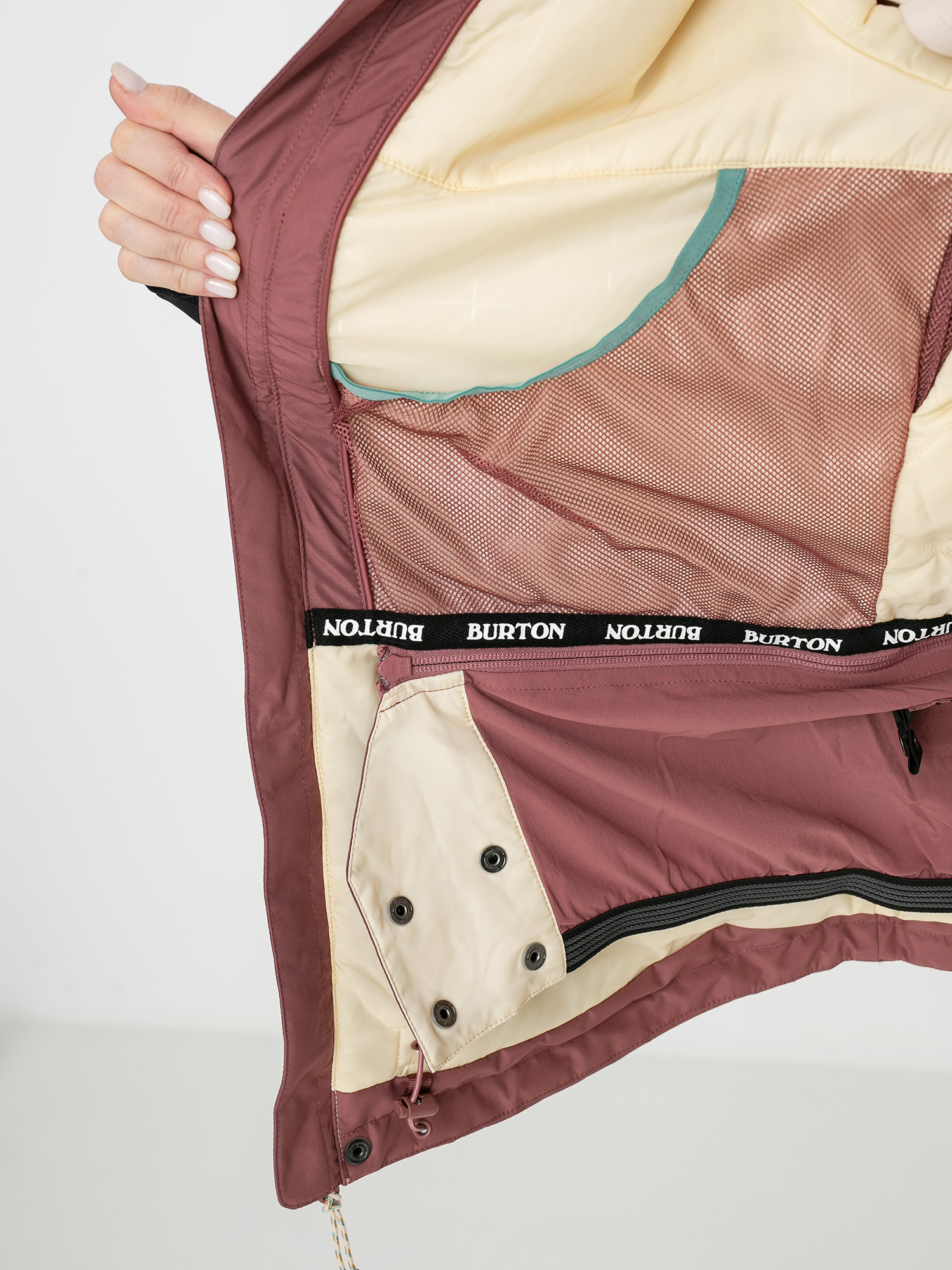 Damska Kurtka snowboardowa Burton Gore Tex Kaylo (rose brown)