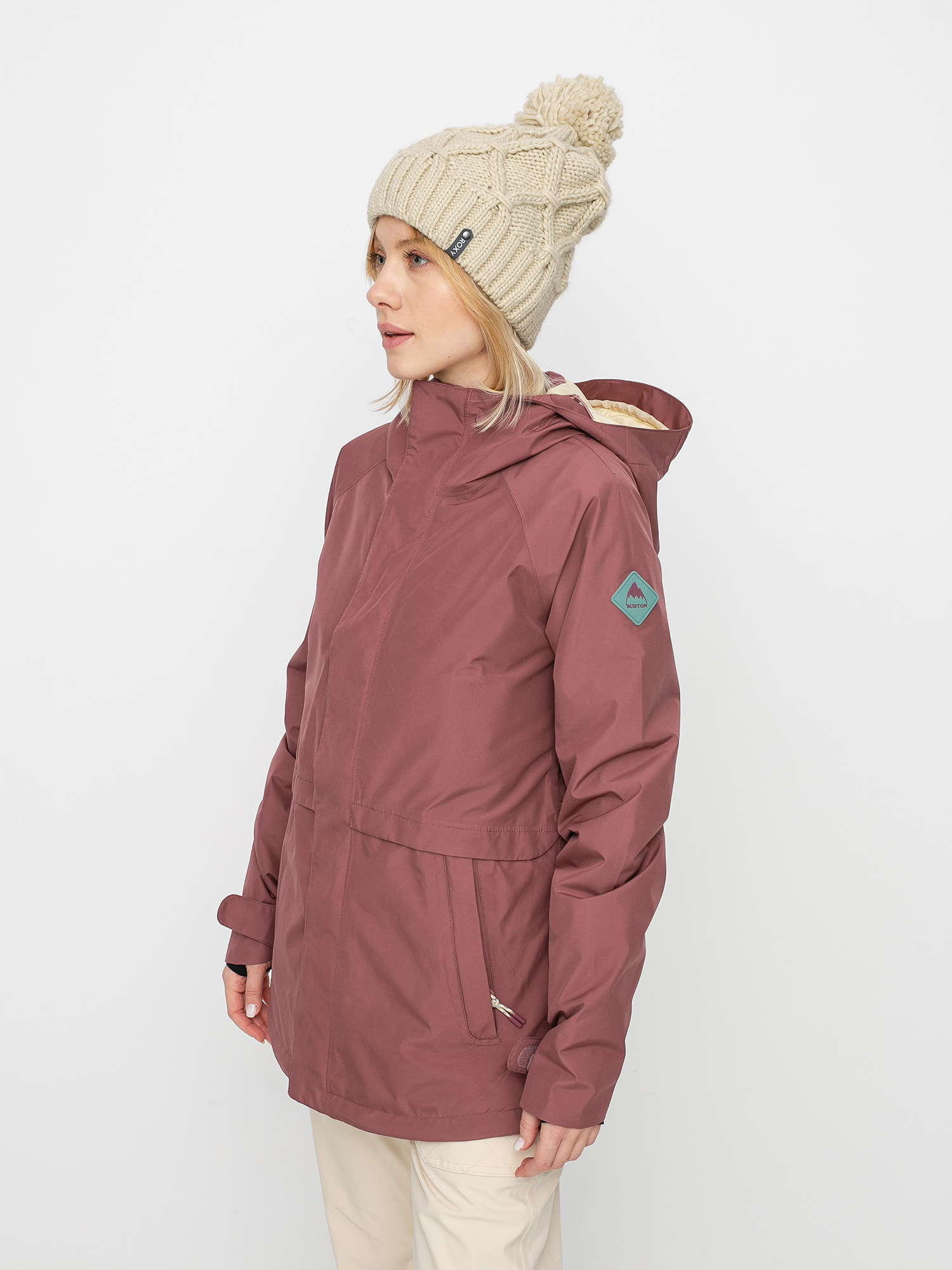 Damska Kurtka snowboardowa Burton Gore Tex Kaylo (rose brown)