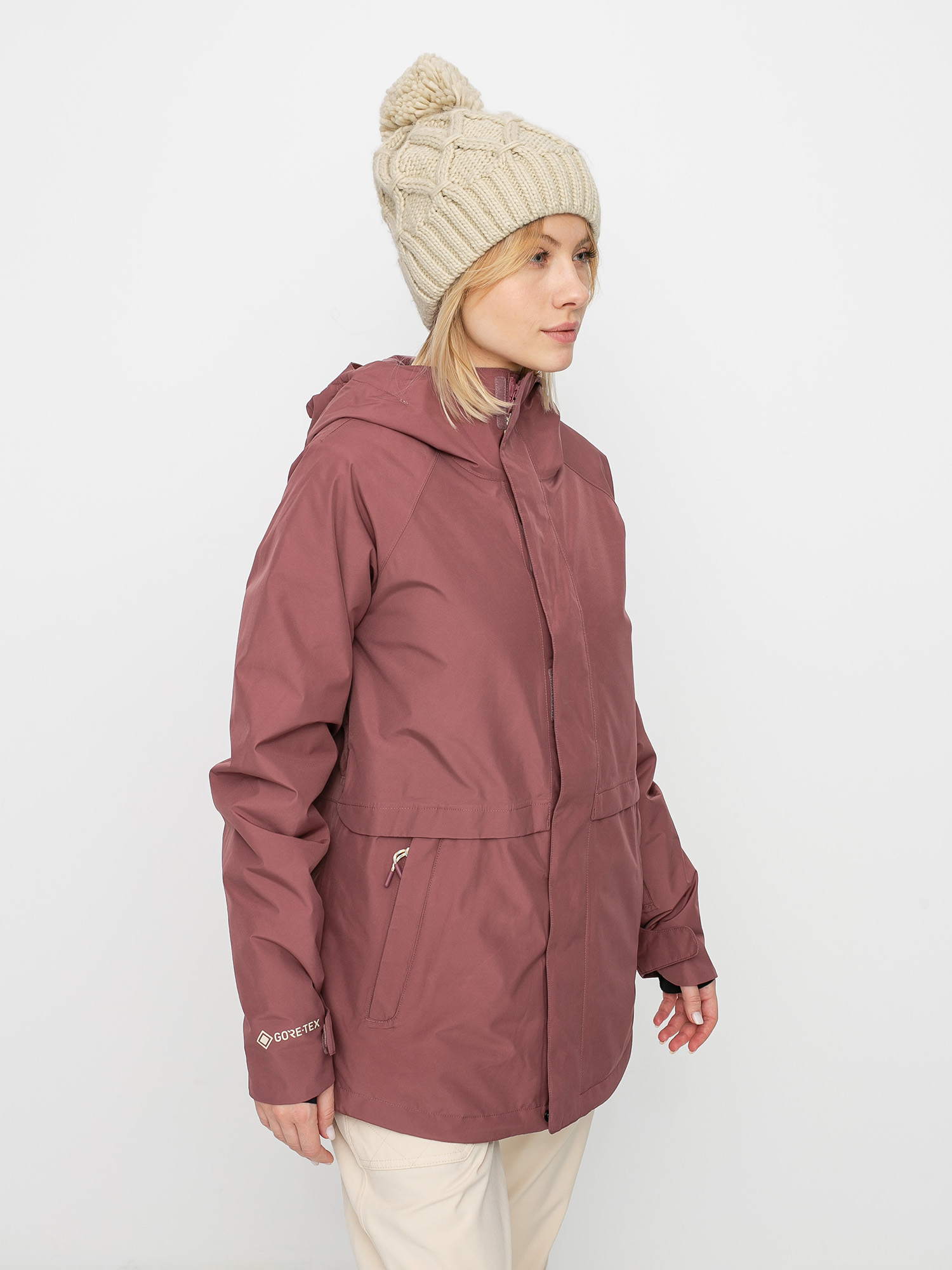 Damska Kurtka snowboardowa Burton Gore Tex Kaylo (rose brown)