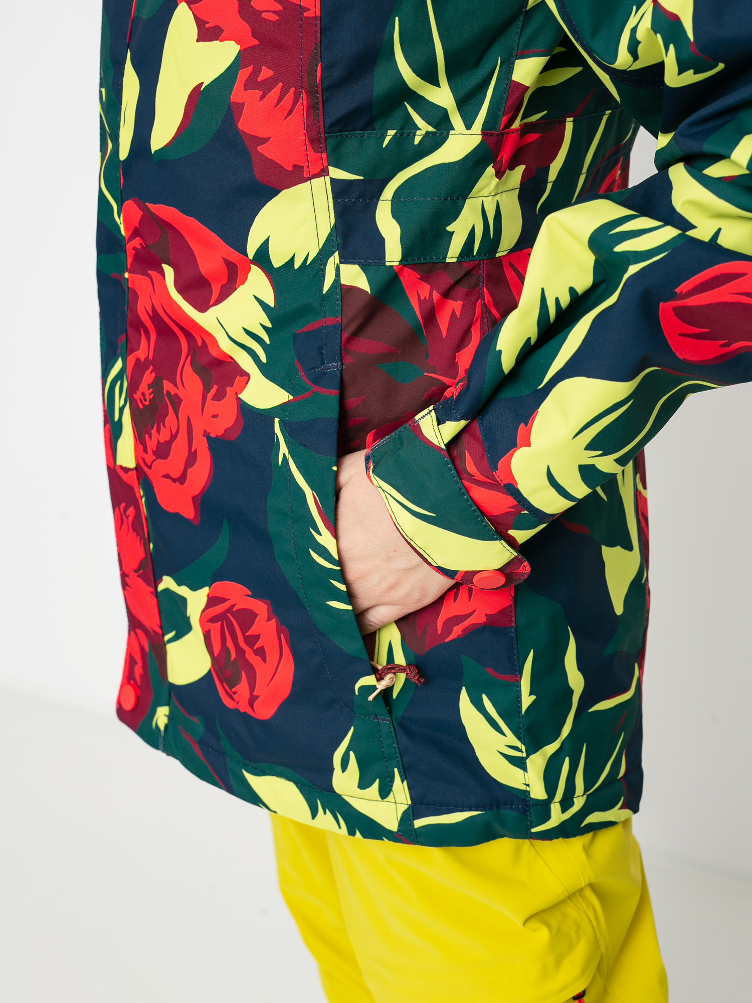 Damska Kurtka snowboardowa Burton Jet Set (hibiscus pink oversized floral)