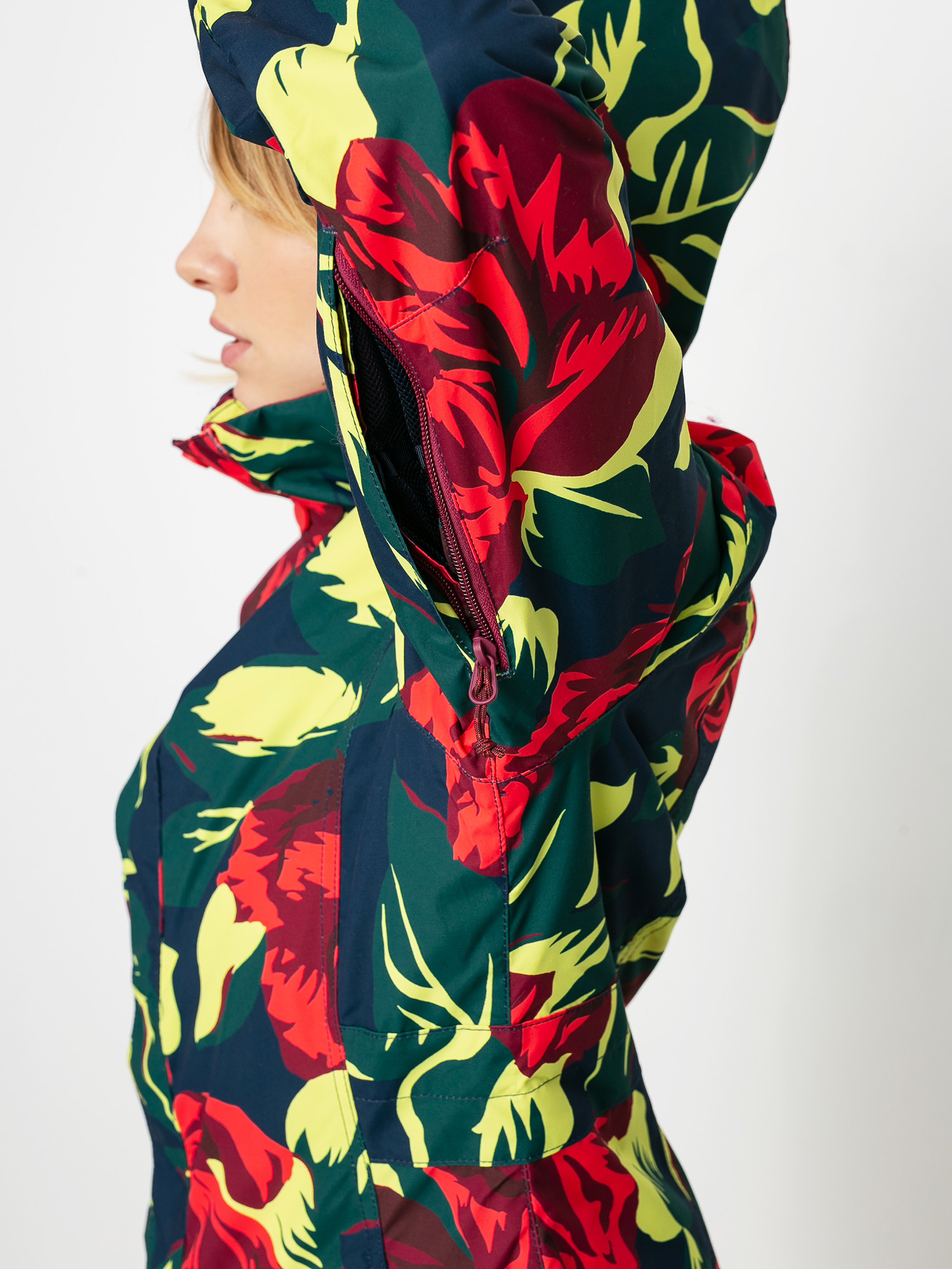 Damska Kurtka snowboardowa Burton Jet Set (hibiscus pink oversized floral)