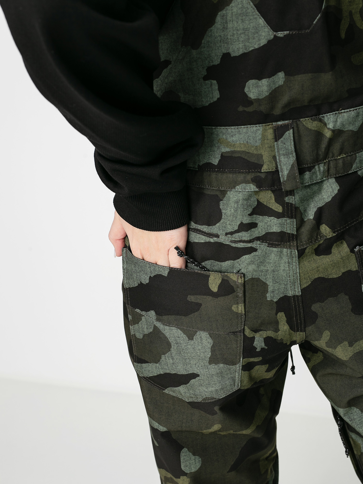 Damskie Spodnie snowboardowe Volcom Swift Bib Overall (service green)
