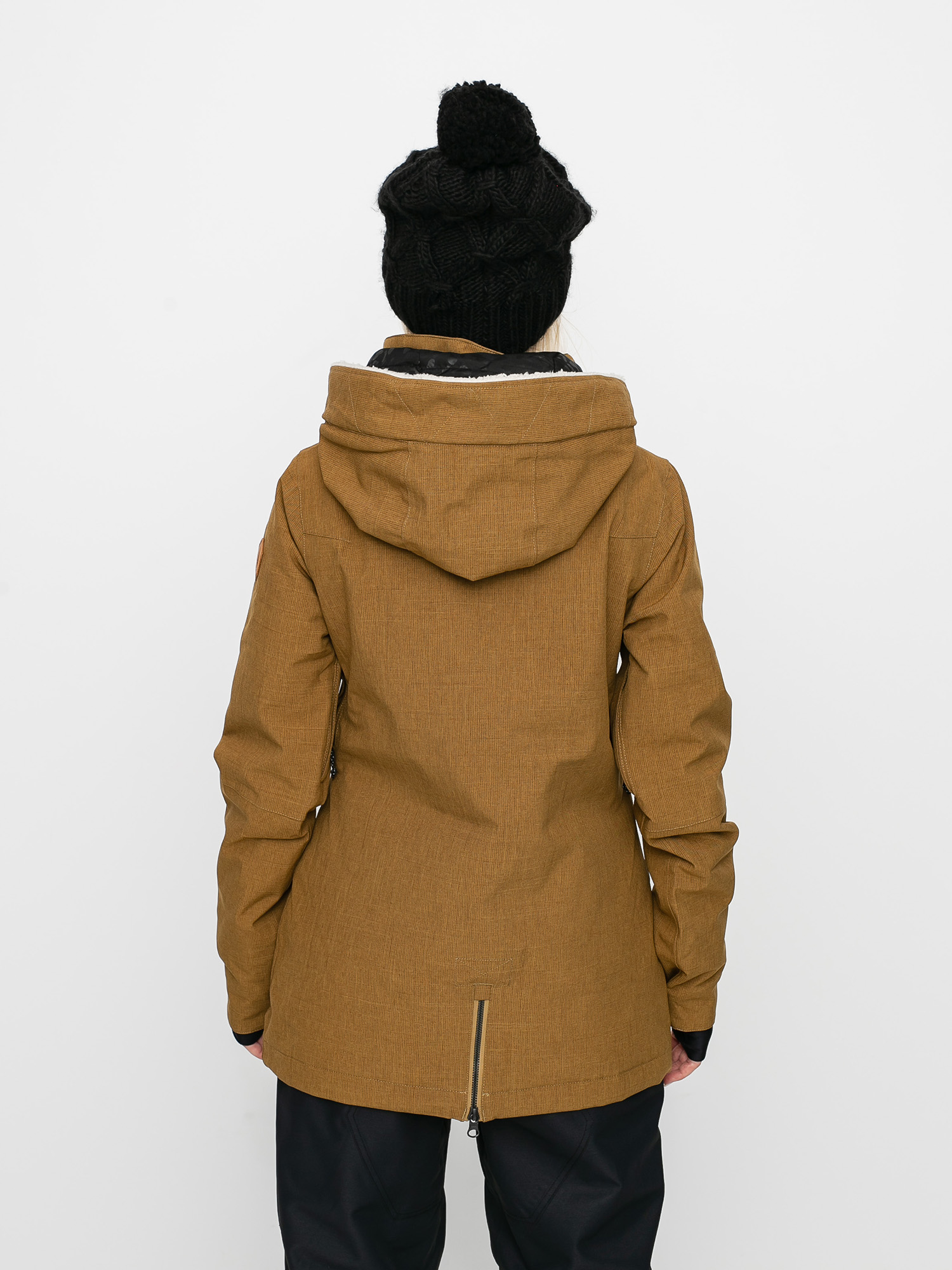 Damska Kurtka snowboardowa Volcom Shrine Ins (burnt khaki)