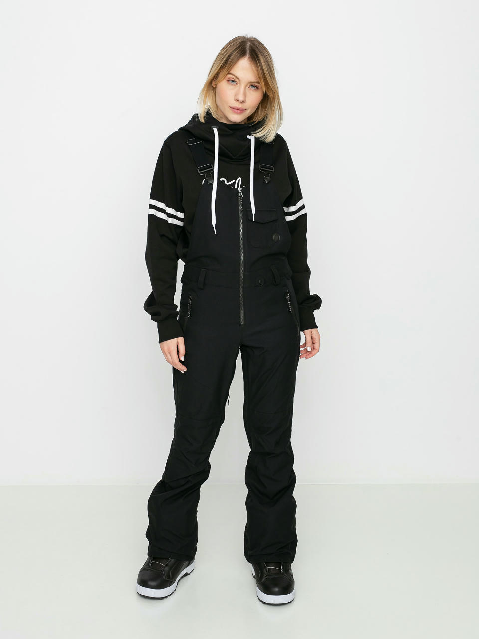 Damskie Spodnie snowboardowe Volcom Swift Bib Overall (black)