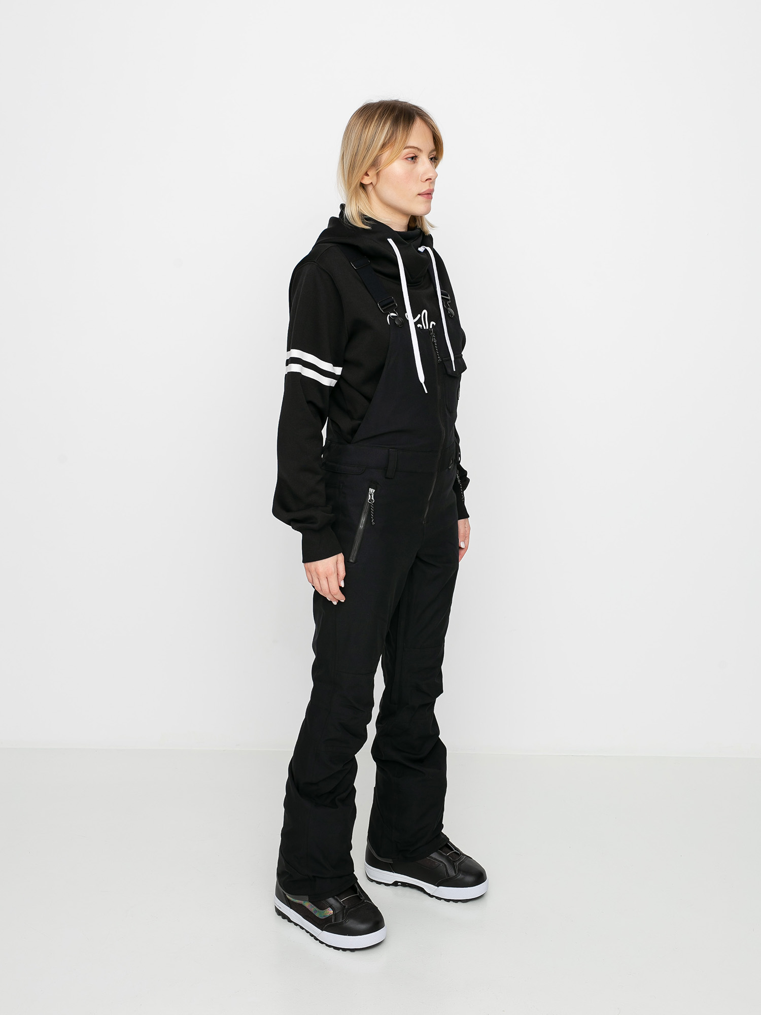 Damskie Spodnie snowboardowe Volcom Swift Bib Overall (black)