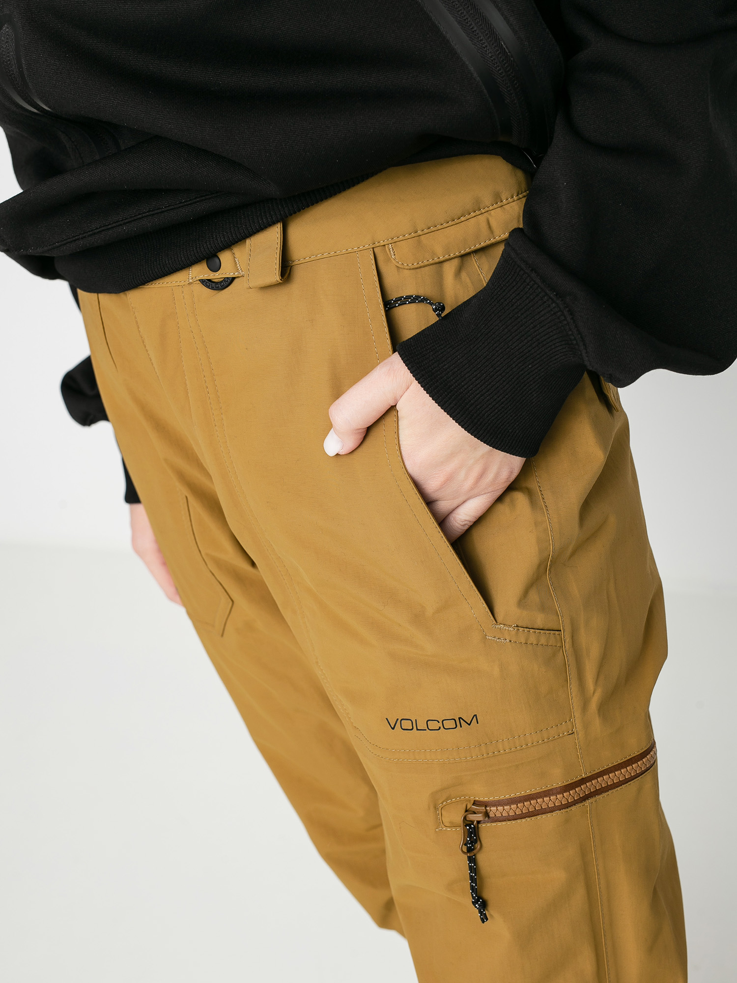 Damskie Spodnie snowboardowe Volcom Knox Ins Gore Tex (burnt khaki)