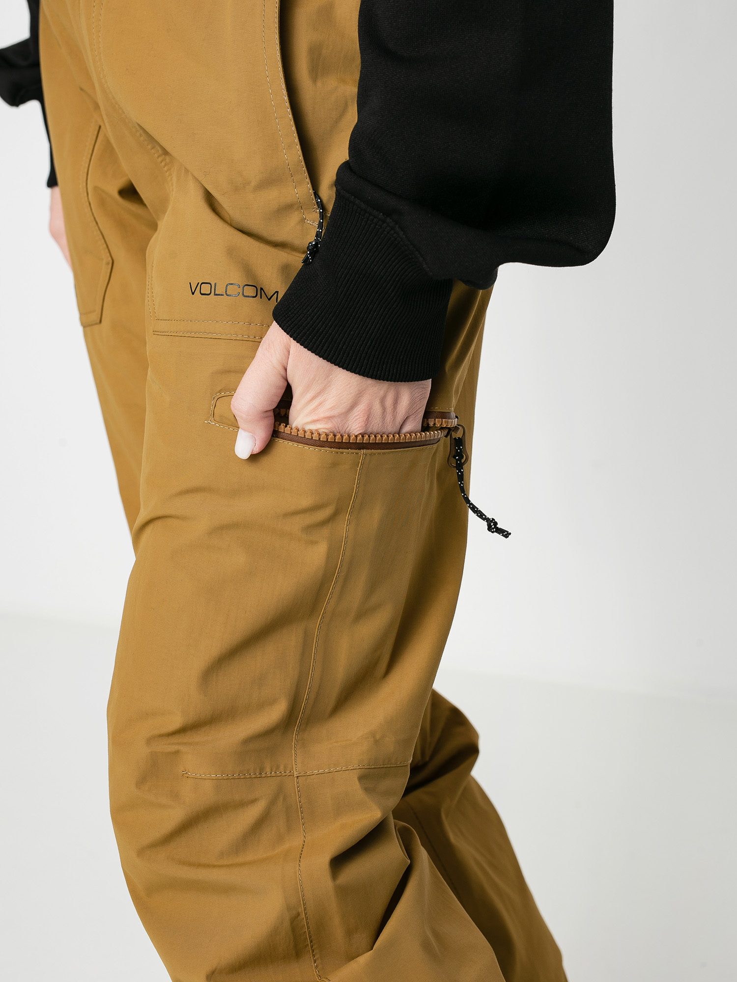 Damskie Spodnie snowboardowe Volcom Knox Ins Gore Tex (burnt khaki)
