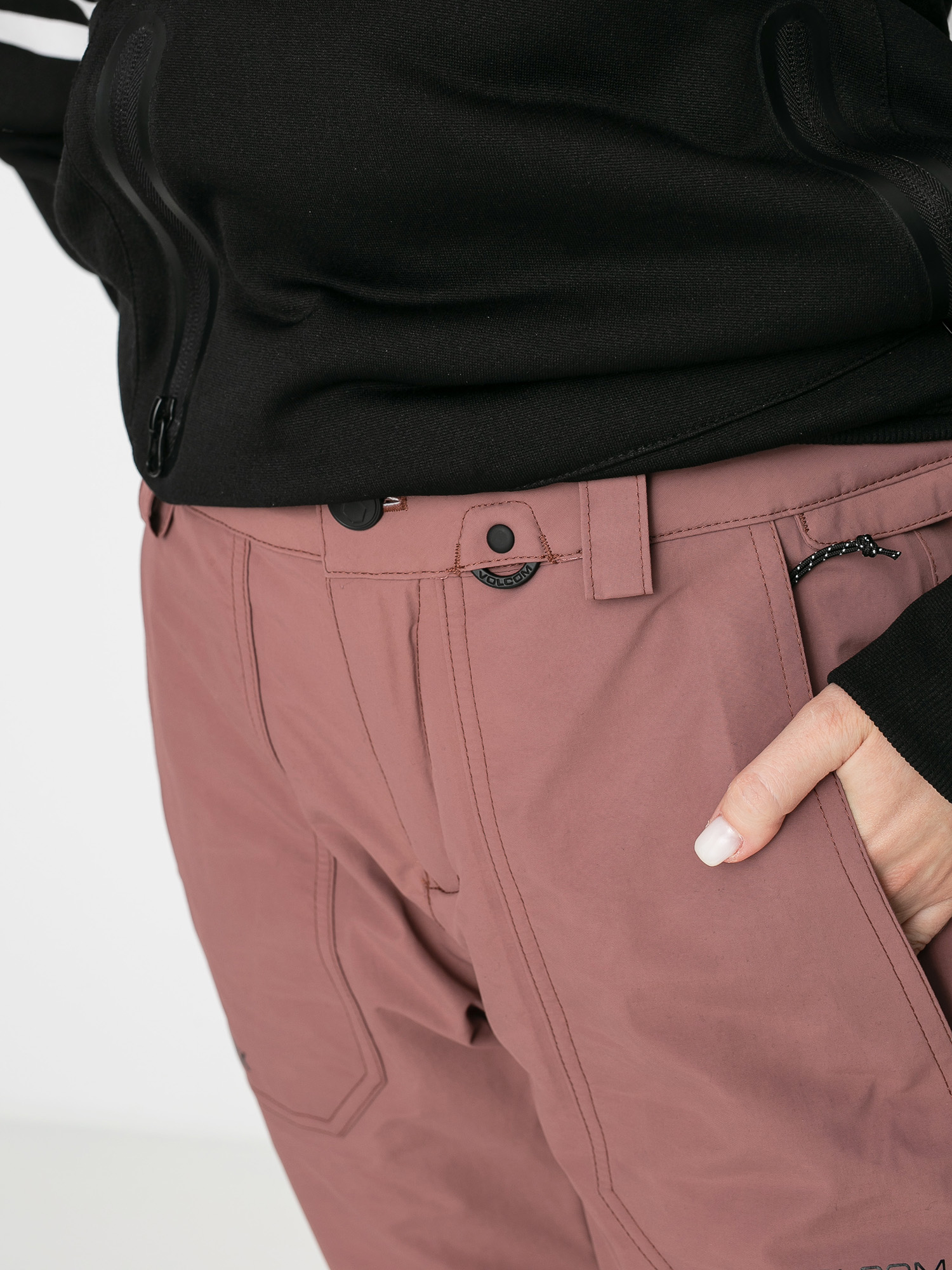 Damskie Spodnie snowboardowe Volcom Knox Ins Gore Tex (rose wood)