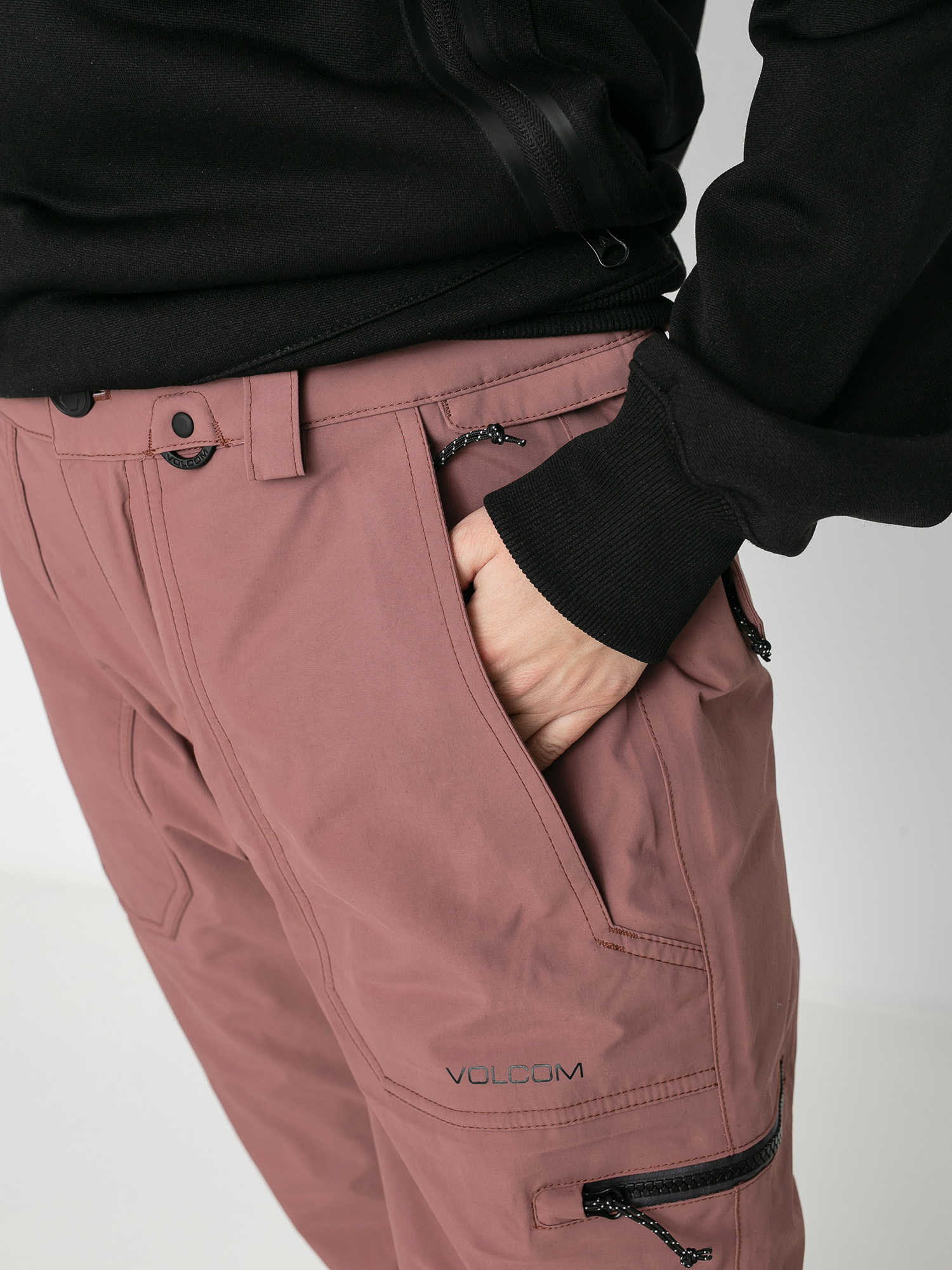 Damskie Spodnie snowboardowe Volcom Knox Ins Gore Tex (rose wood)
