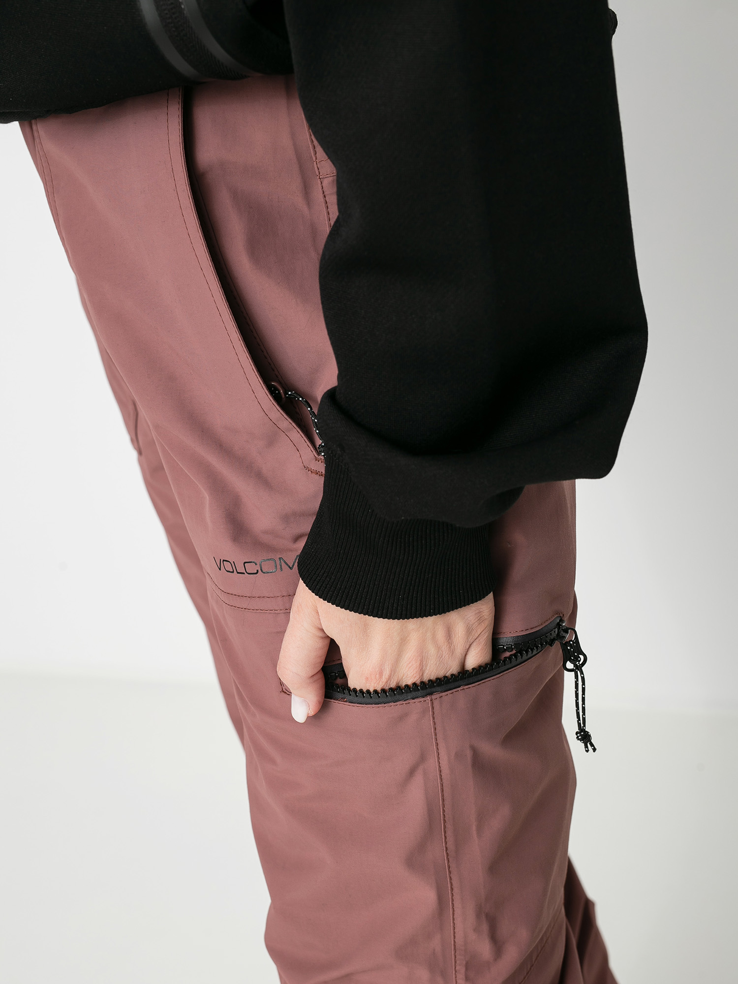 Damskie Spodnie snowboardowe Volcom Knox Ins Gore Tex (rose wood)