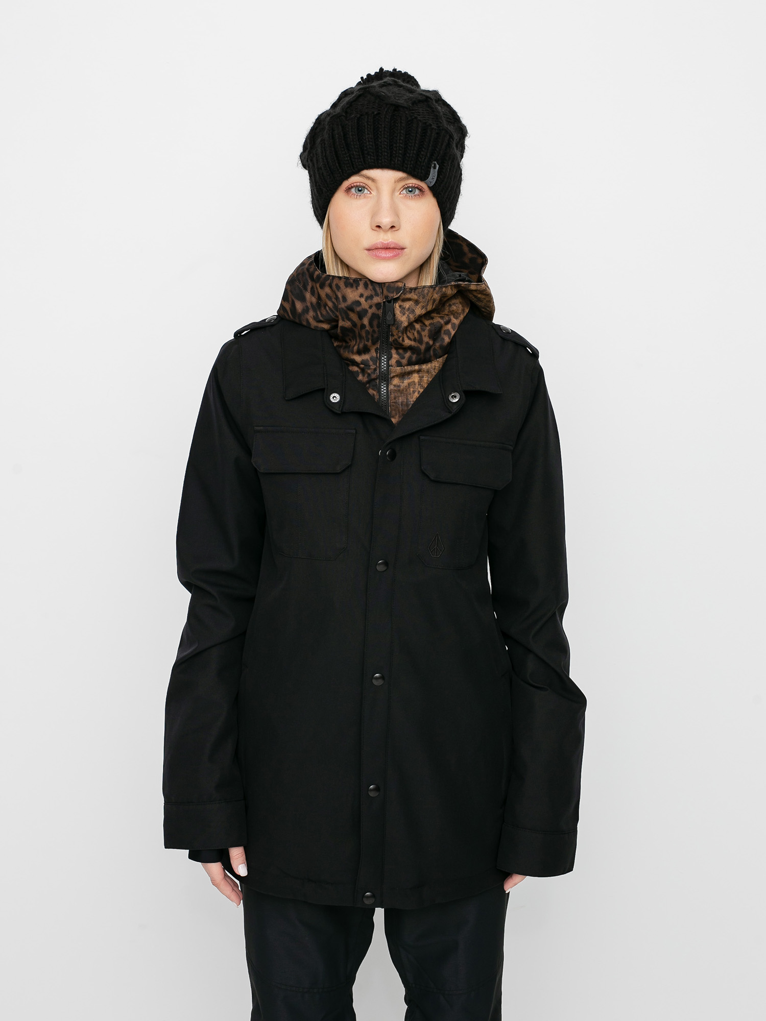 Damska Kurtka snowboardowa Volcom Kuma (black)