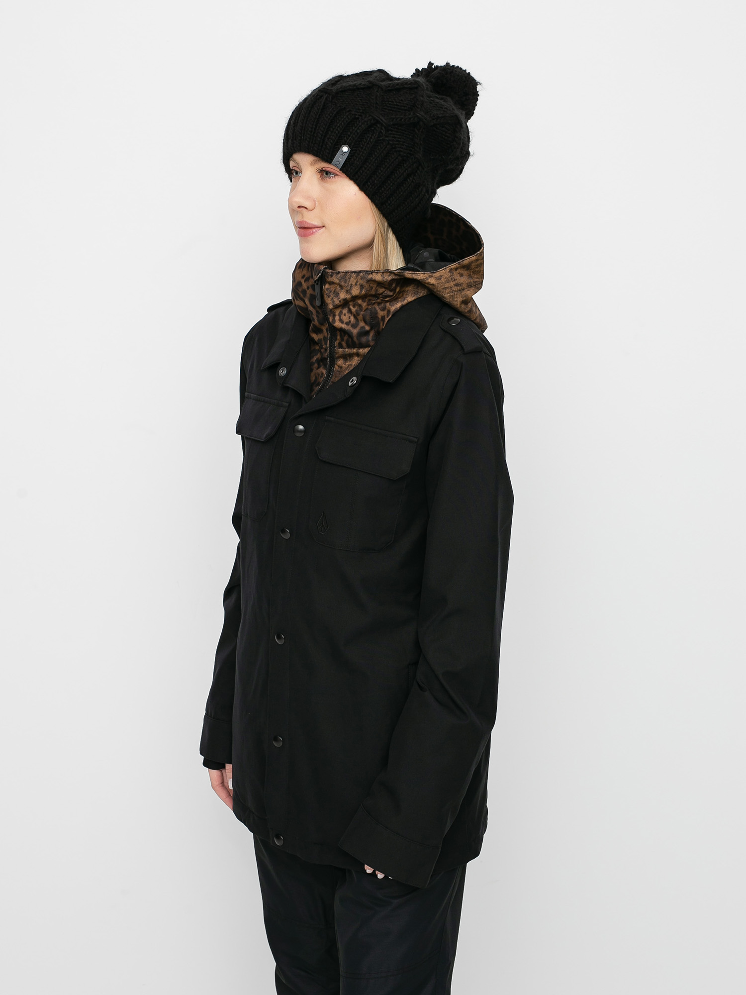 Damska Kurtka snowboardowa Volcom Kuma (black)