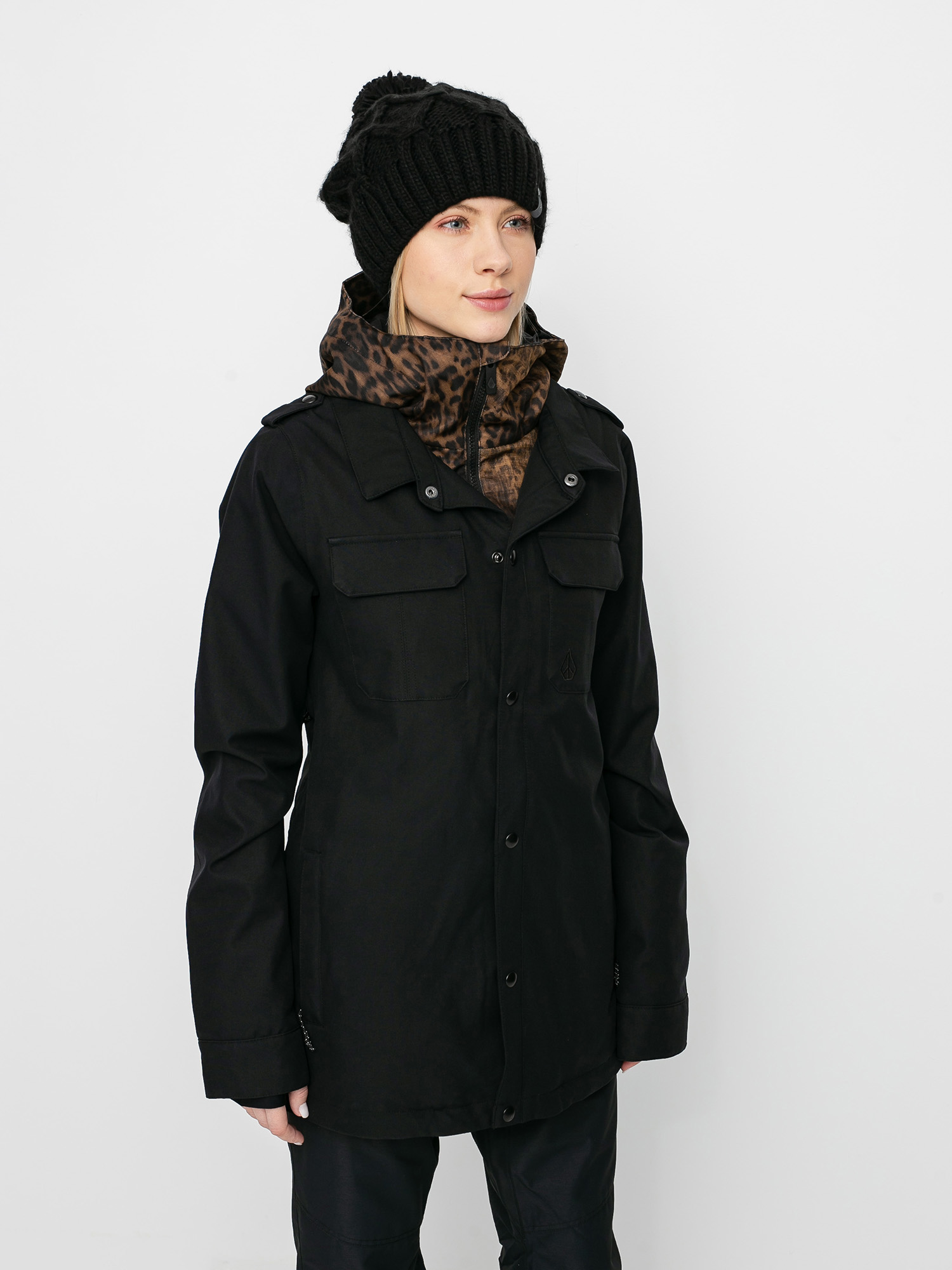 Damska Kurtka snowboardowa Volcom Kuma (black)