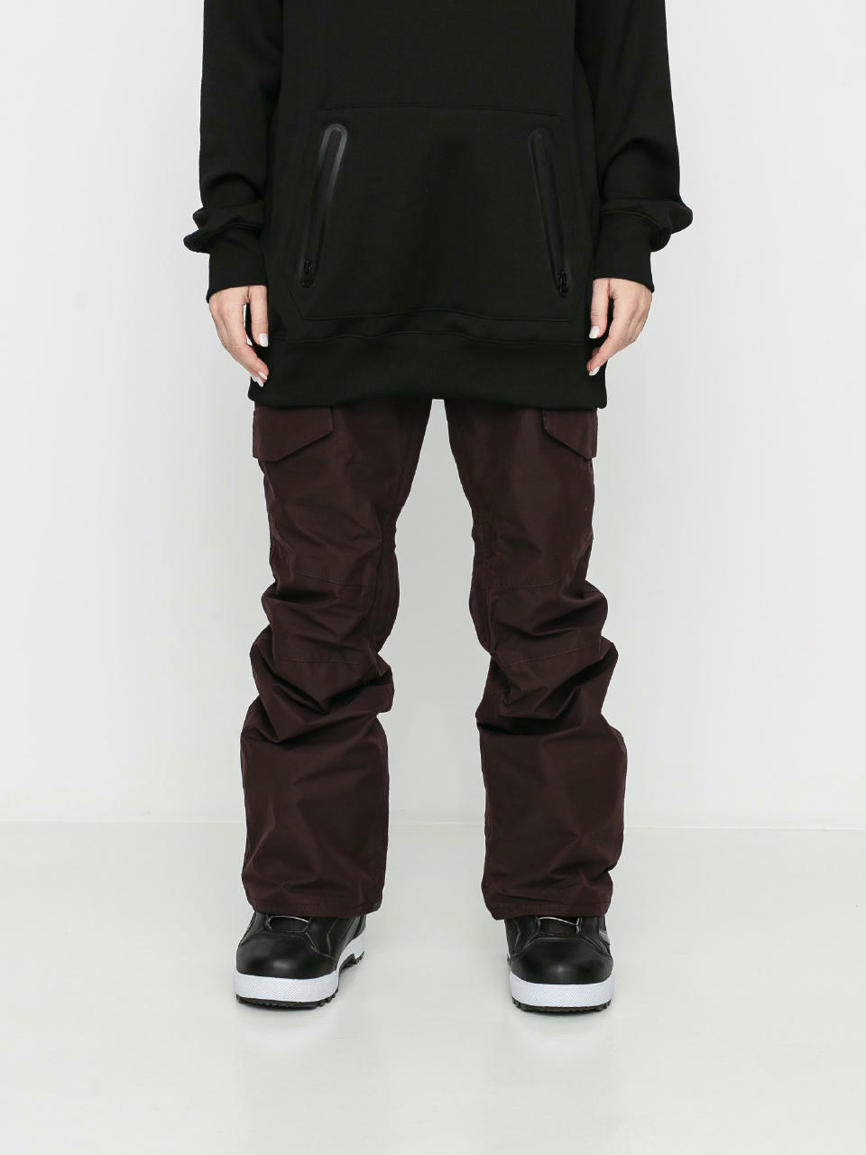 Damskie Spodnie snowboardowe Volcom Aston Gore Tex (black red)