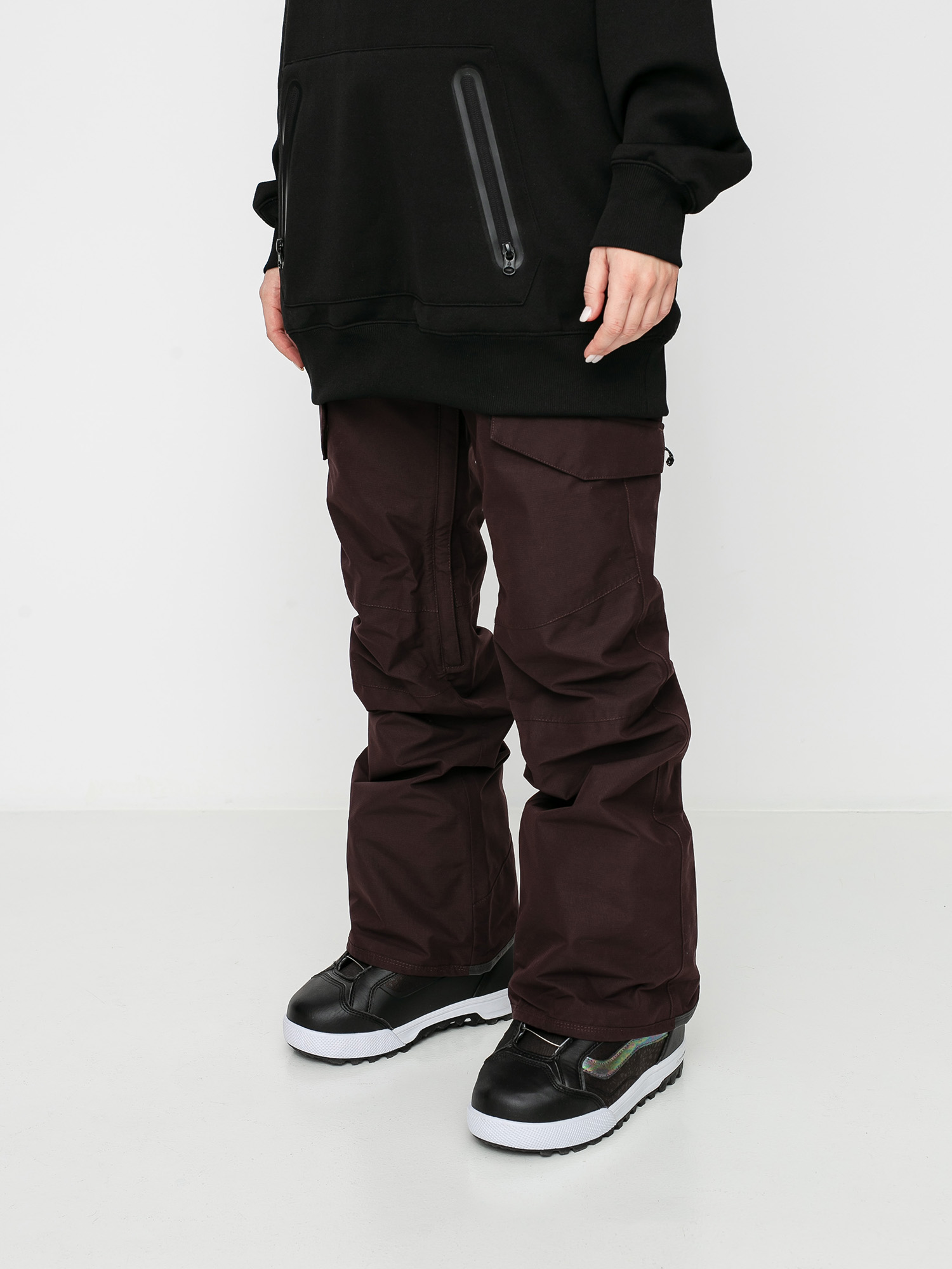 Damskie Spodnie snowboardowe Volcom Aston Gore Tex (black red)
