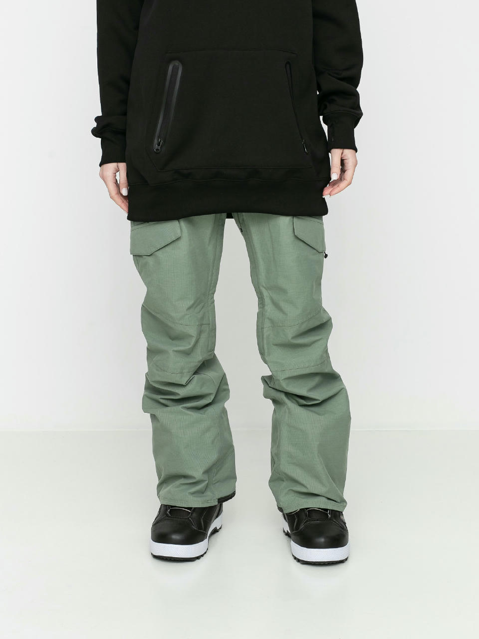 Damskie Spodnie snowboardowe Volcom Aston Gore Tex (dusty green)