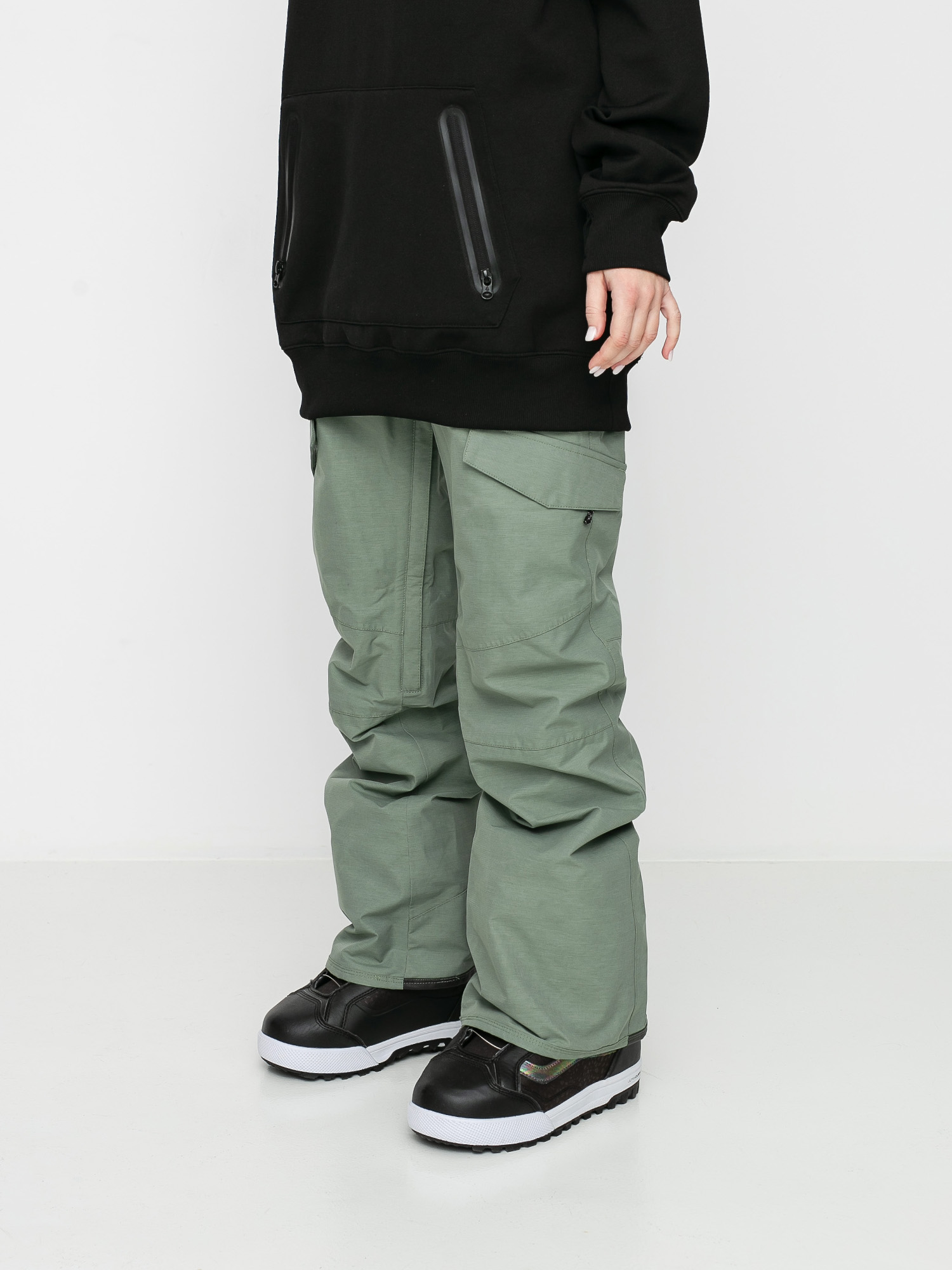 Damskie Spodnie snowboardowe Volcom Aston Gore Tex (dusty green)