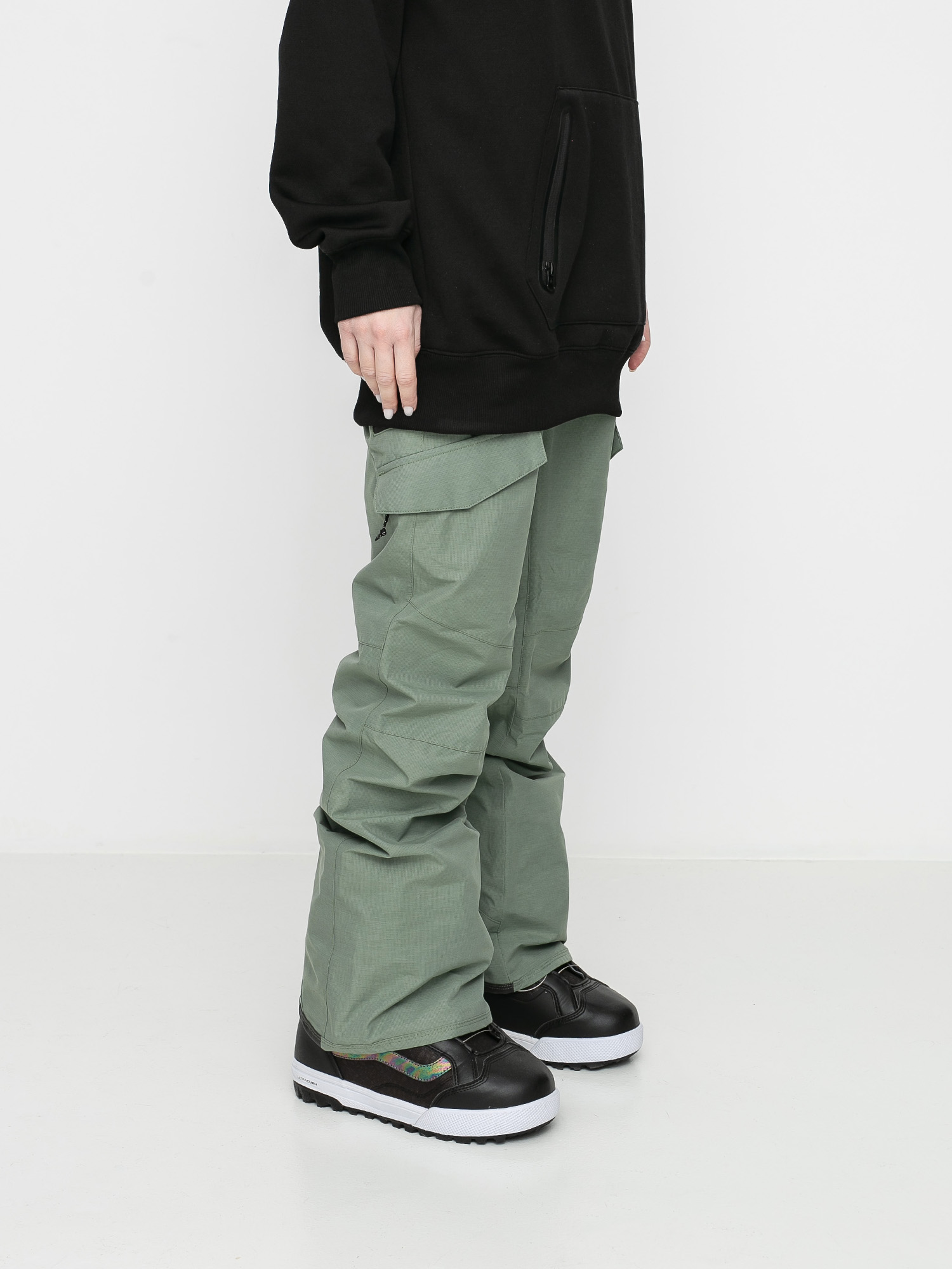 Damskie Spodnie snowboardowe Volcom Aston Gore Tex (dusty green)