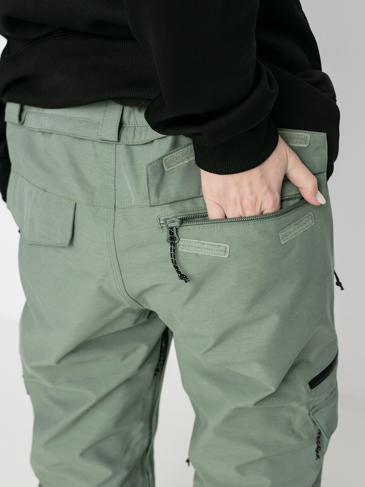 Damskie Spodnie snowboardowe Volcom Aston Gore Tex (dusty green)