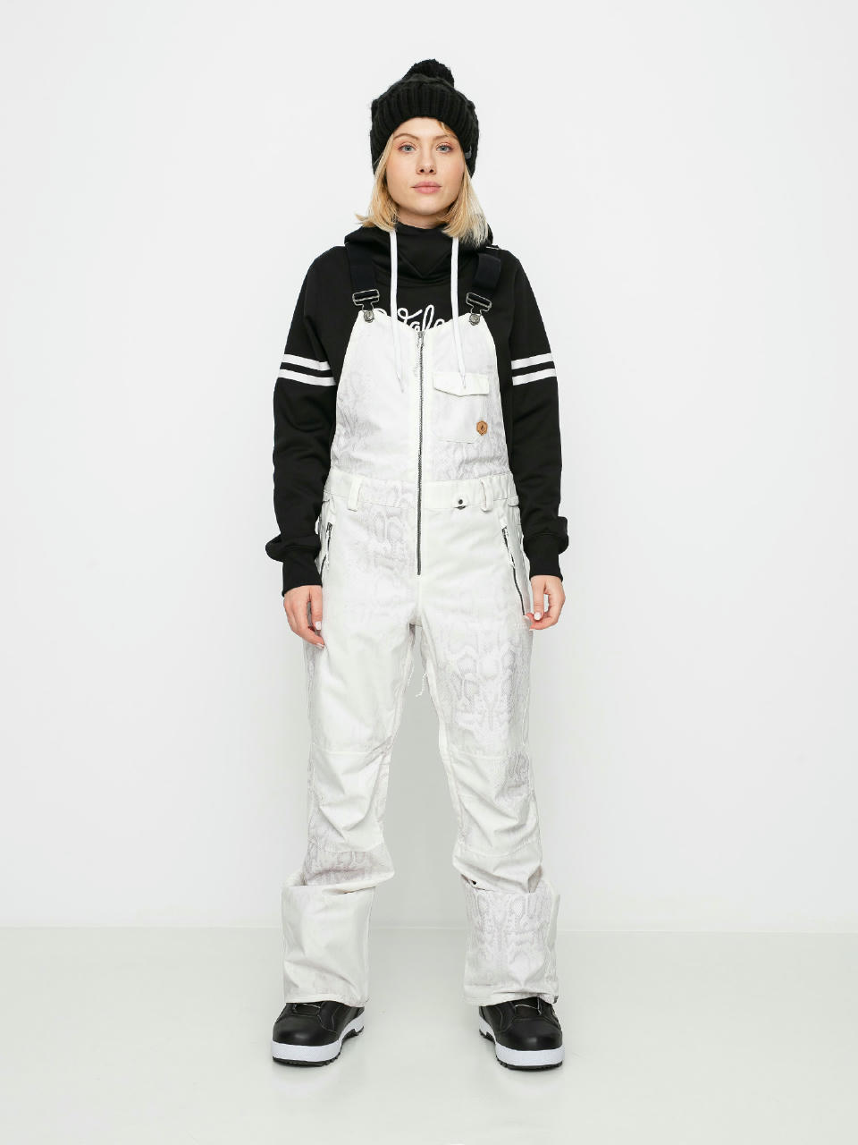 Damskie Spodnie snowboardowe Volcom Swift Bib Overall (bone snake)