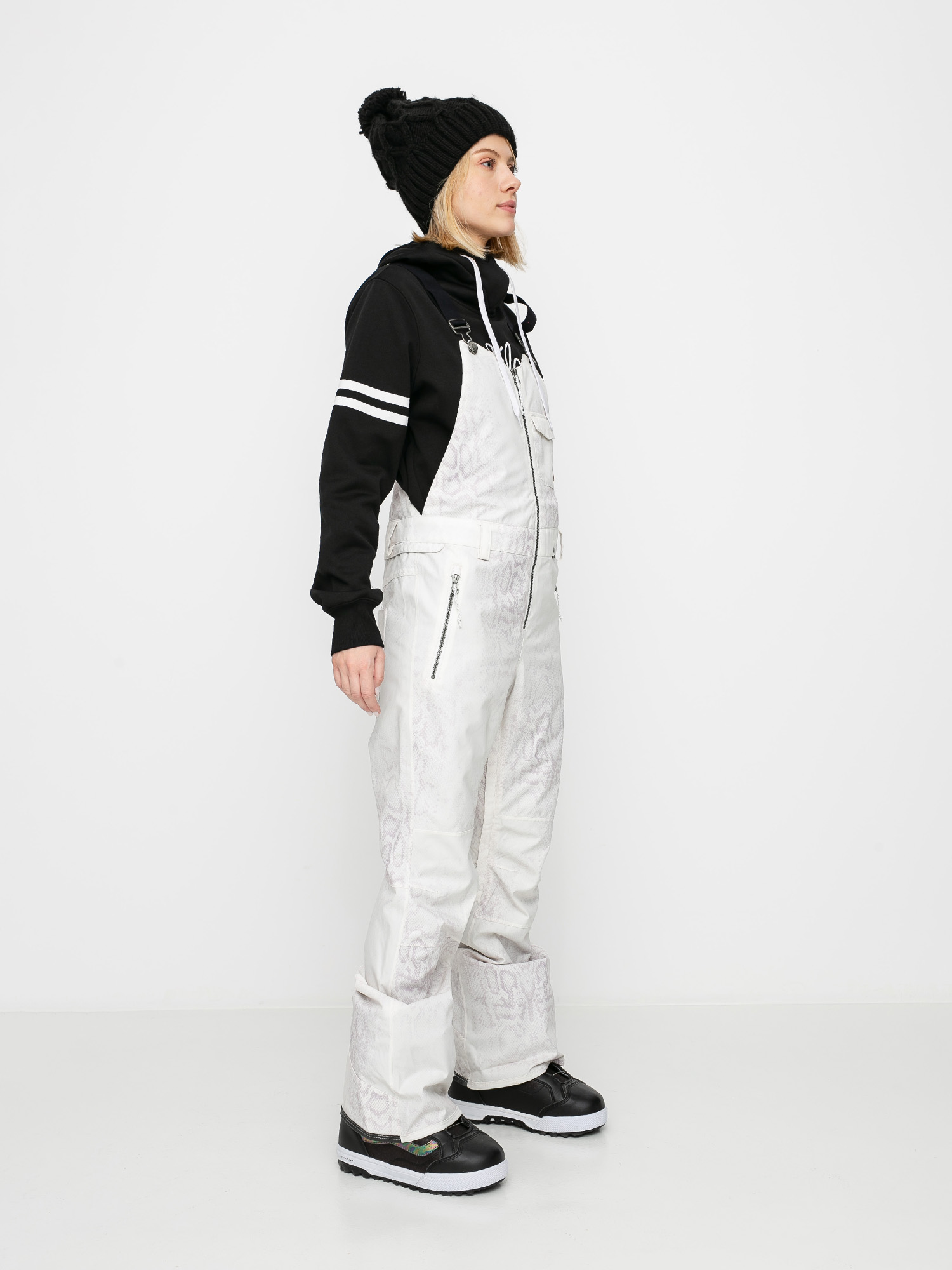 Damskie Spodnie snowboardowe Volcom Swift Bib Overall (bone snake)