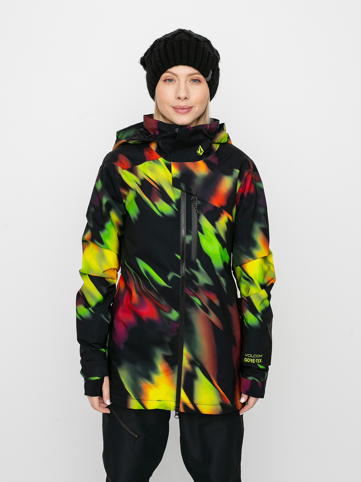 Damska Kurtka snowboardowa Volcom 3D Stretch Gore (acid yellow)