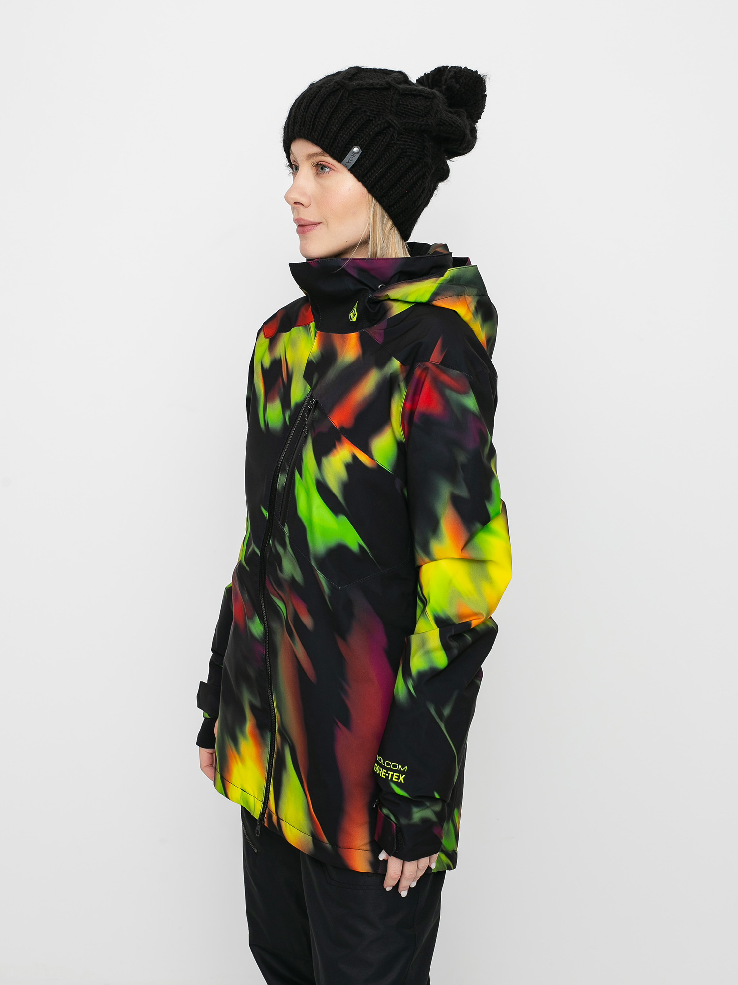 Damska Kurtka snowboardowa Volcom 3D Stretch Gore (acid yellow)