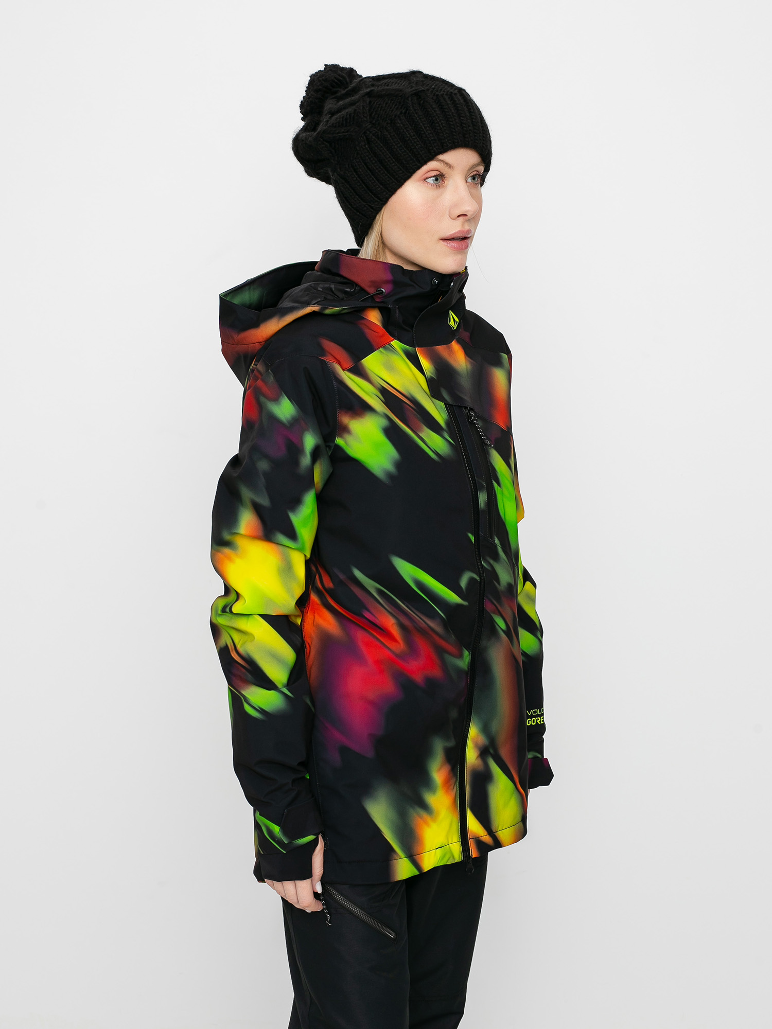 Damska Kurtka snowboardowa Volcom 3D Stretch Gore (acid yellow)