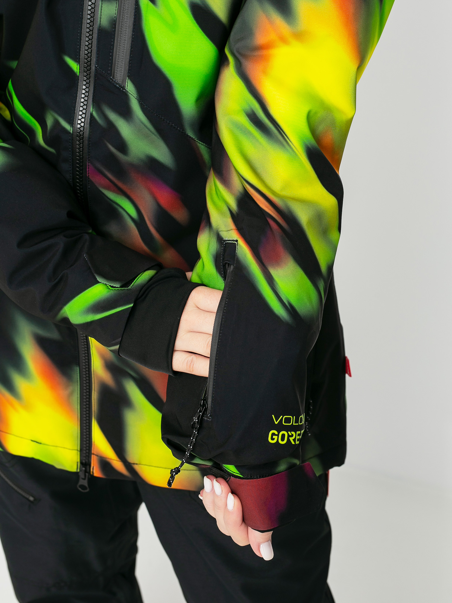 Damska Kurtka snowboardowa Volcom 3D Stretch Gore (acid yellow)