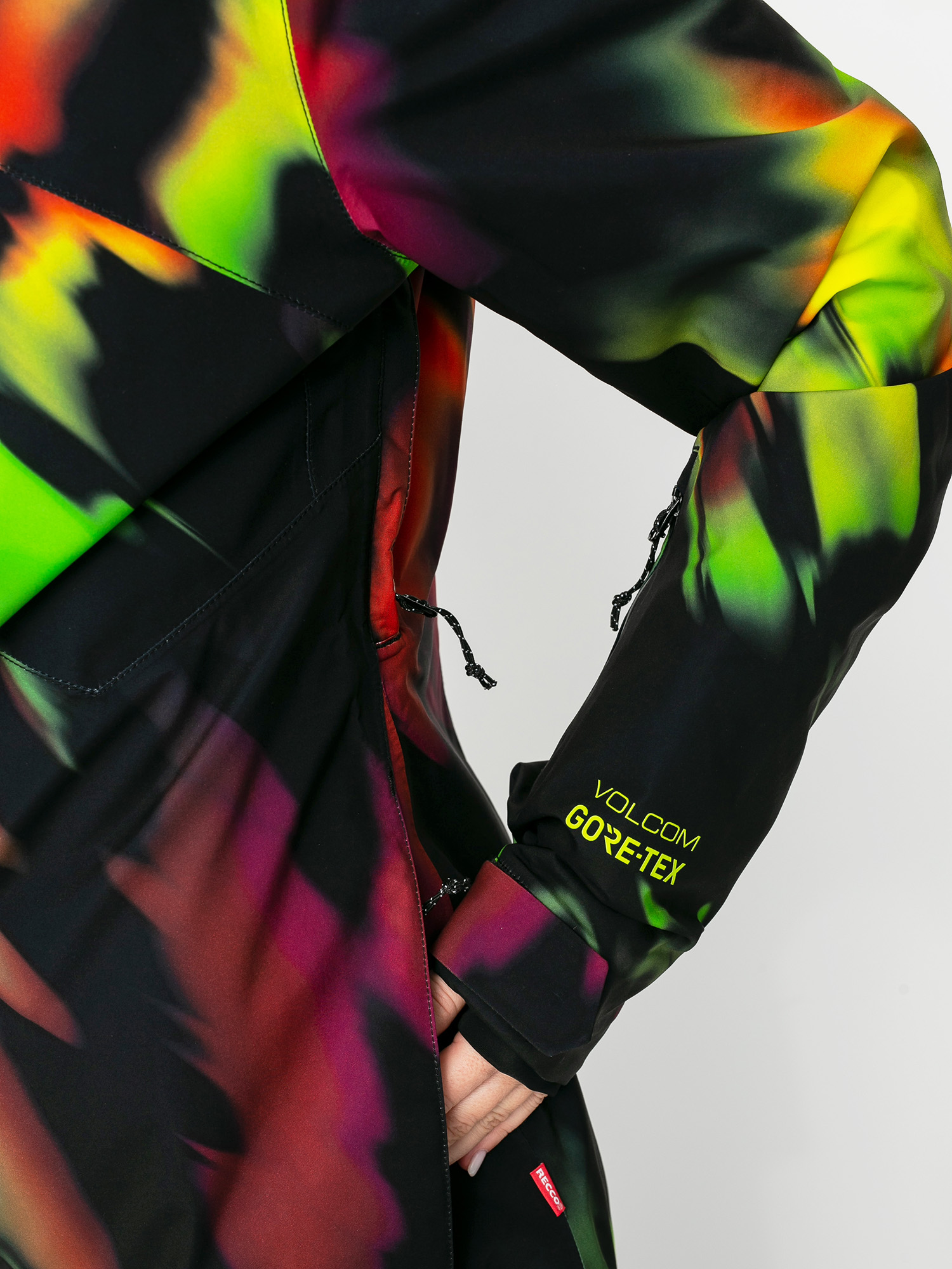 Damska Kurtka snowboardowa Volcom 3D Stretch Gore (acid yellow)