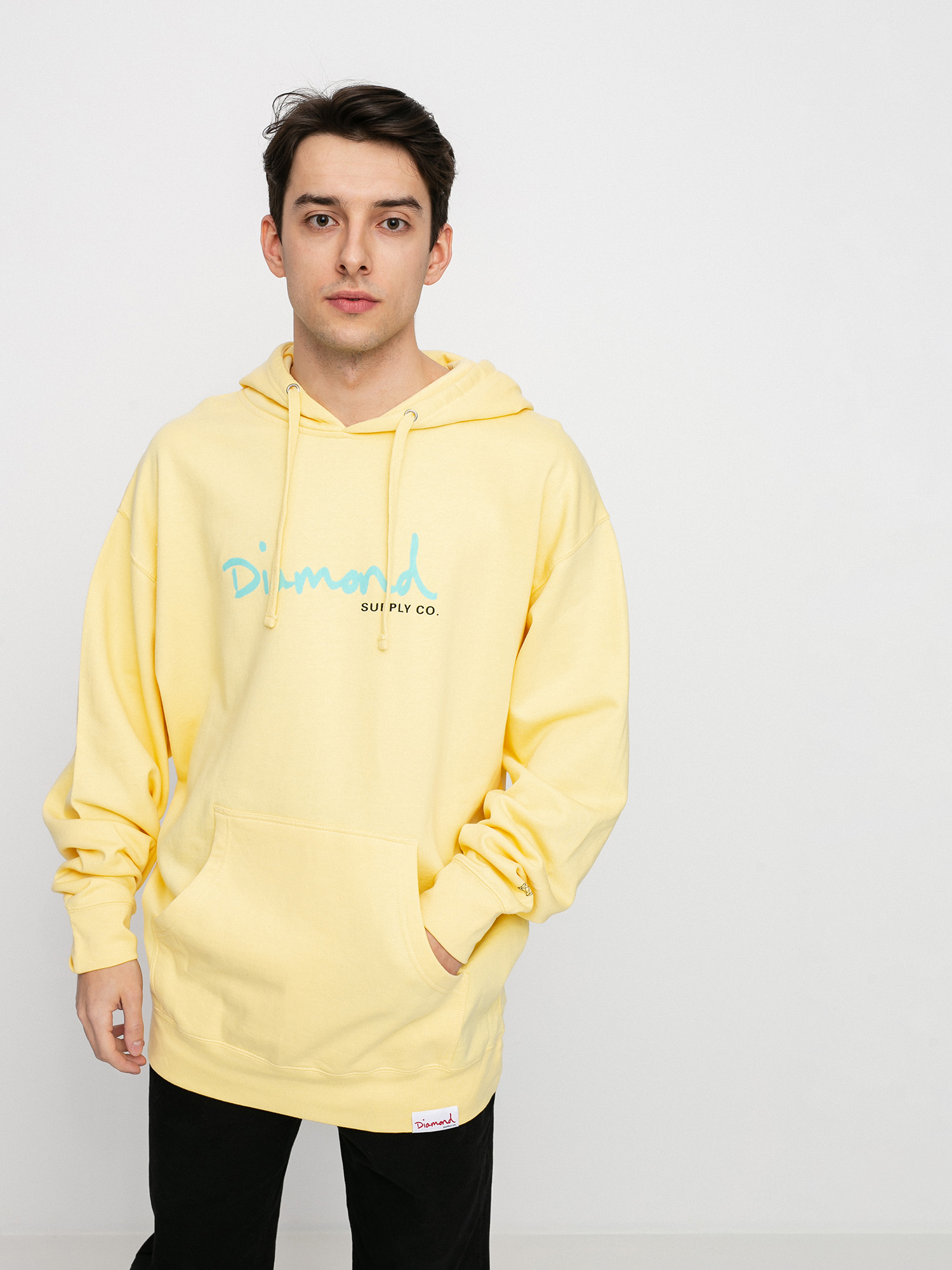 Bluza z kapturem Diamond Supply Co. Og Script HD (banana)