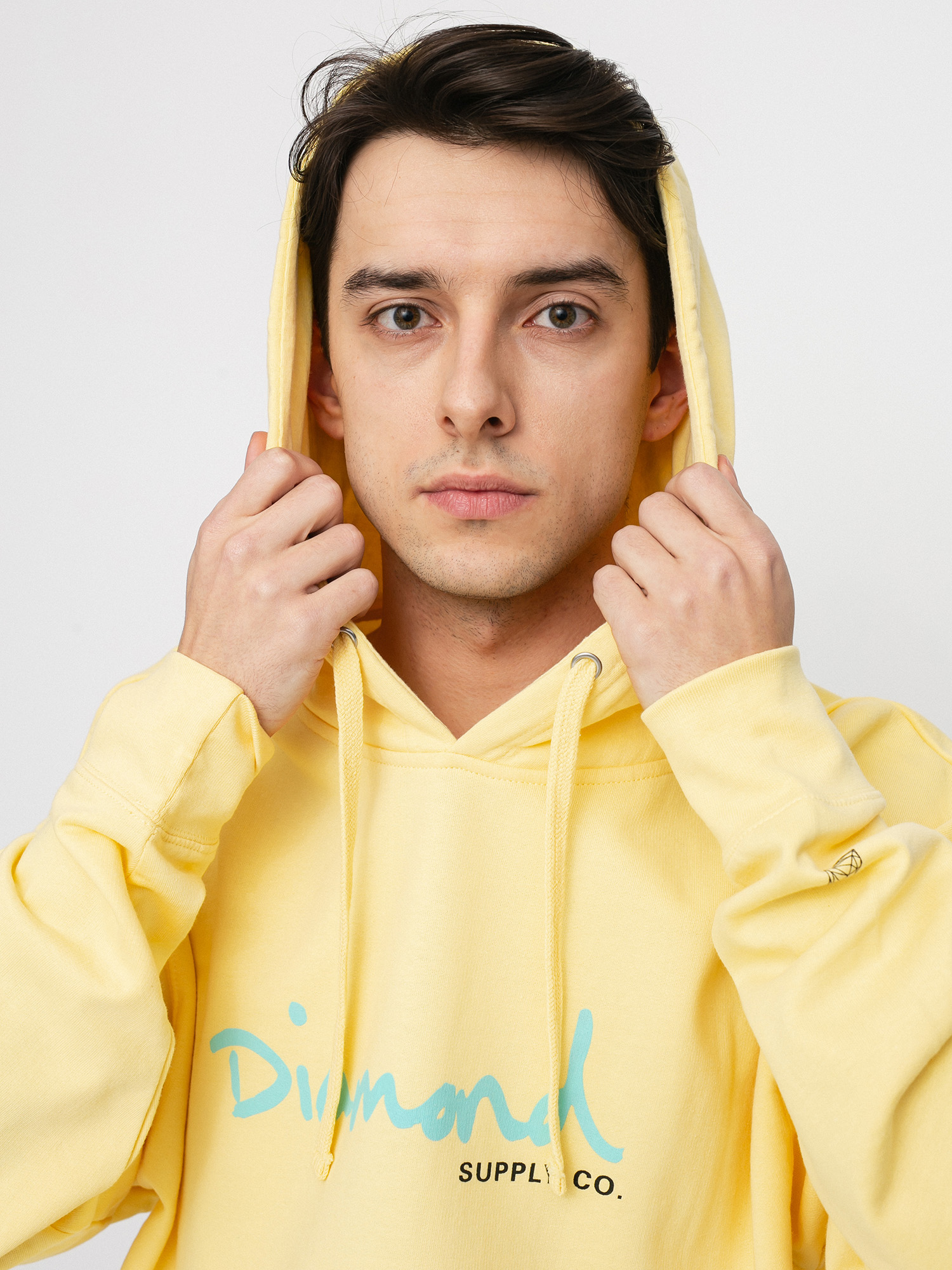 Bluza z kapturem Diamond Supply Co. Og Script HD (banana)