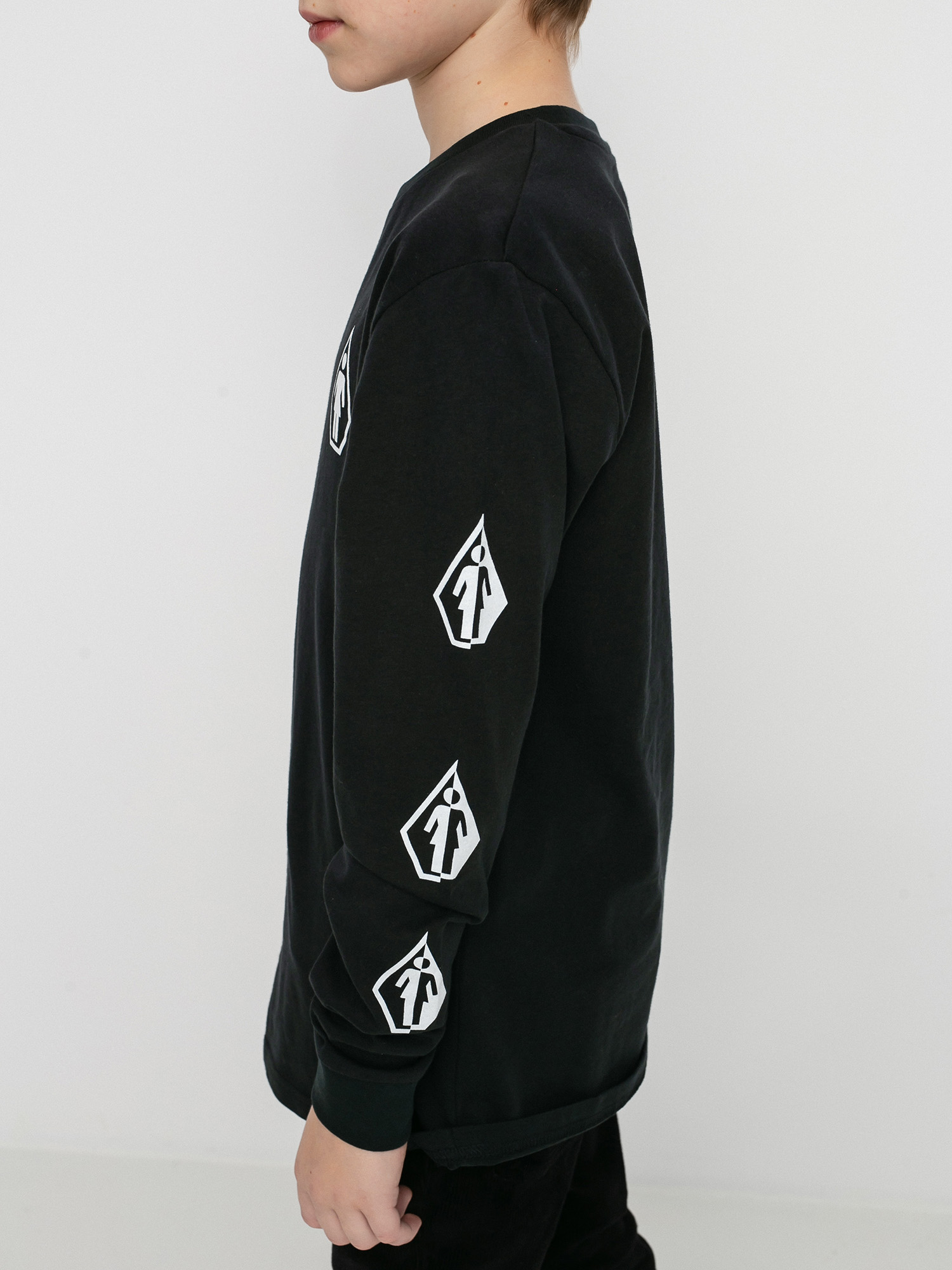 Longsleeve Volcom X Girl Skateboards Deadly Girl (black)