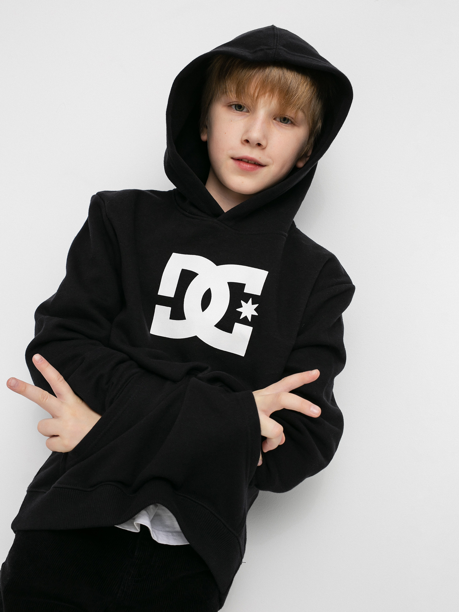 Bluza z kapturem DC Star HD (black)