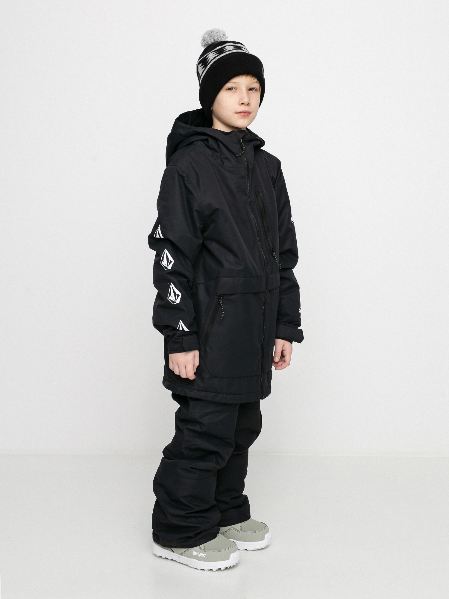Kurtka snowboardowa Volcom Holbeck Ins (black)