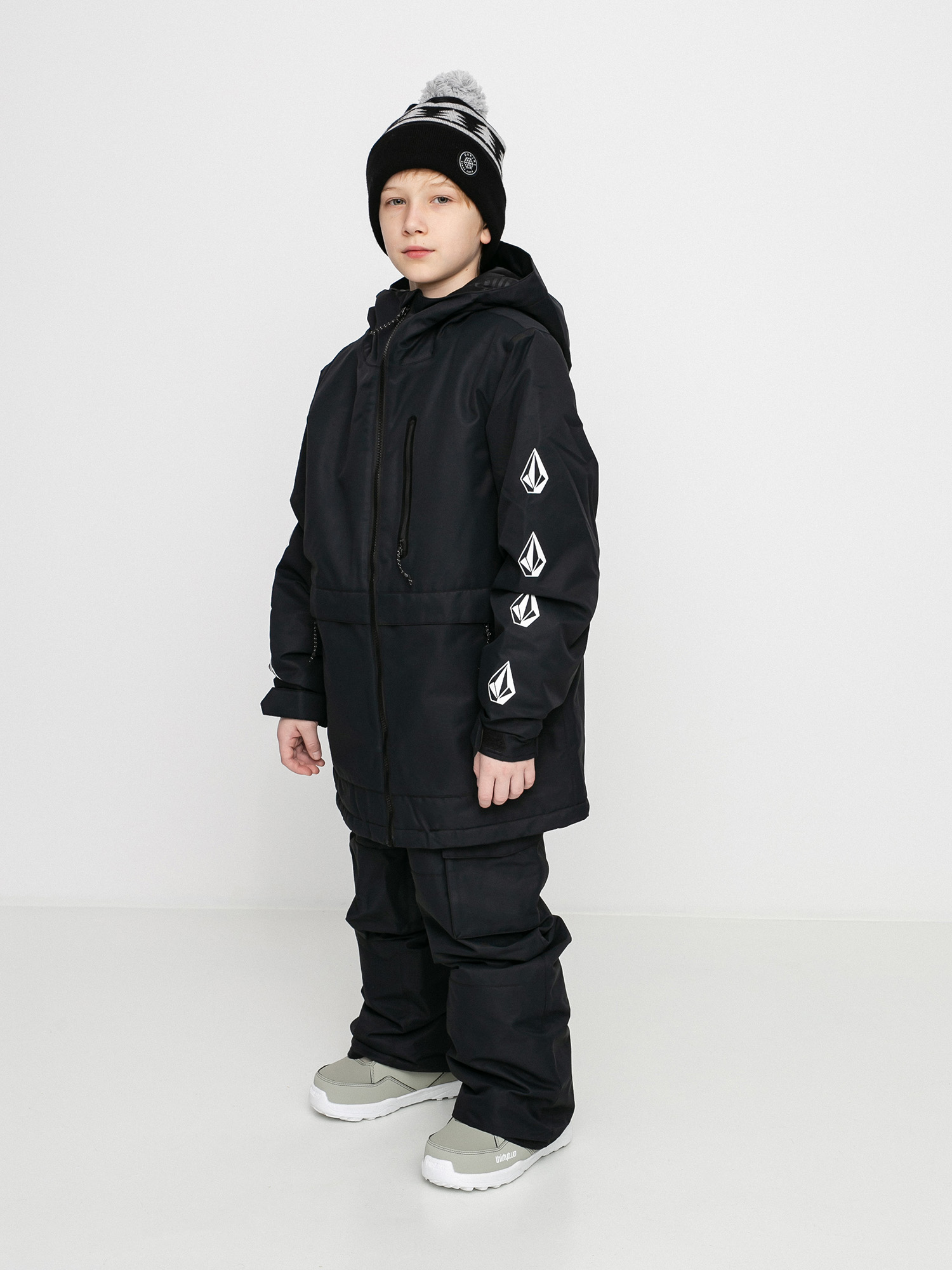 Kurtka snowboardowa Volcom Holbeck Ins (black)