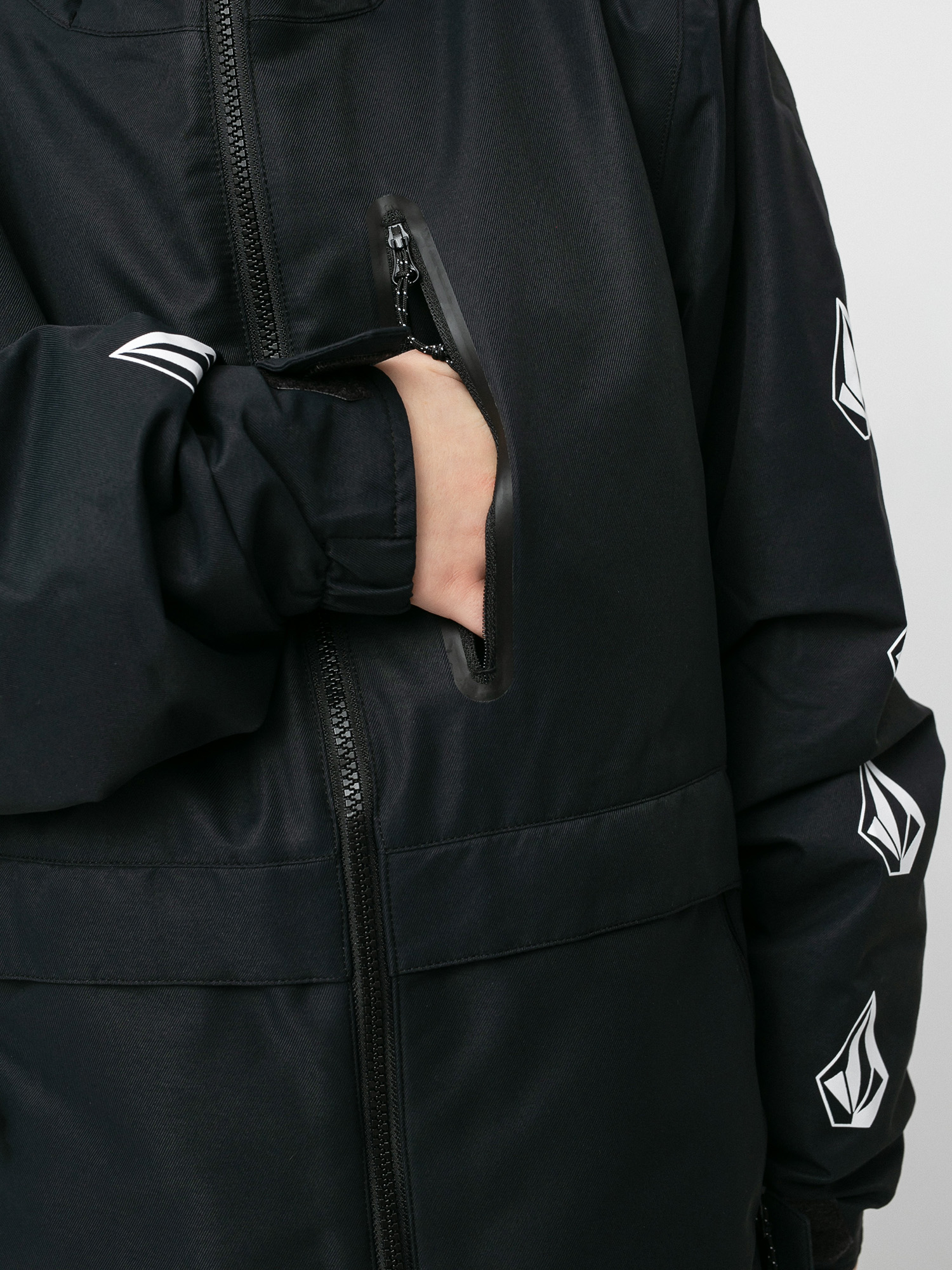 Kurtka snowboardowa Volcom Holbeck Ins (black)