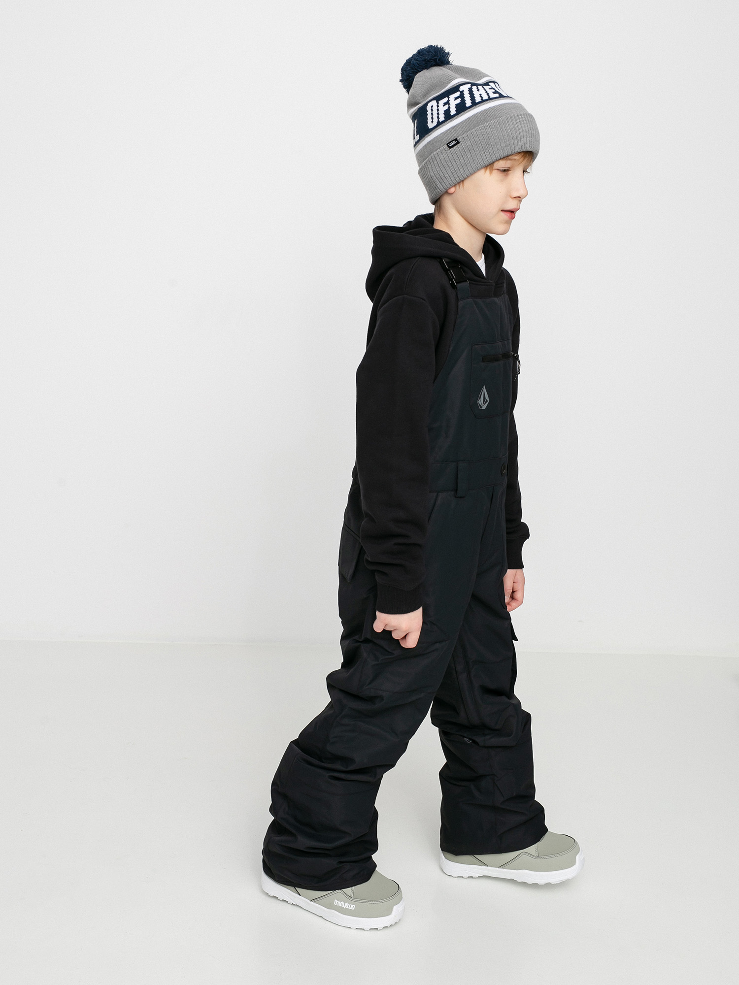 Spodnie snowboardowe Volcom Barkley Bib Overall (black)
