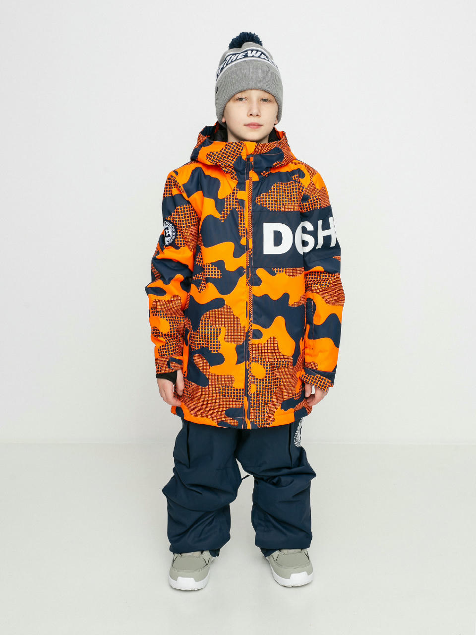 Kurtka snowboardowa DC Propaganda (youth pill camo shocking orang)