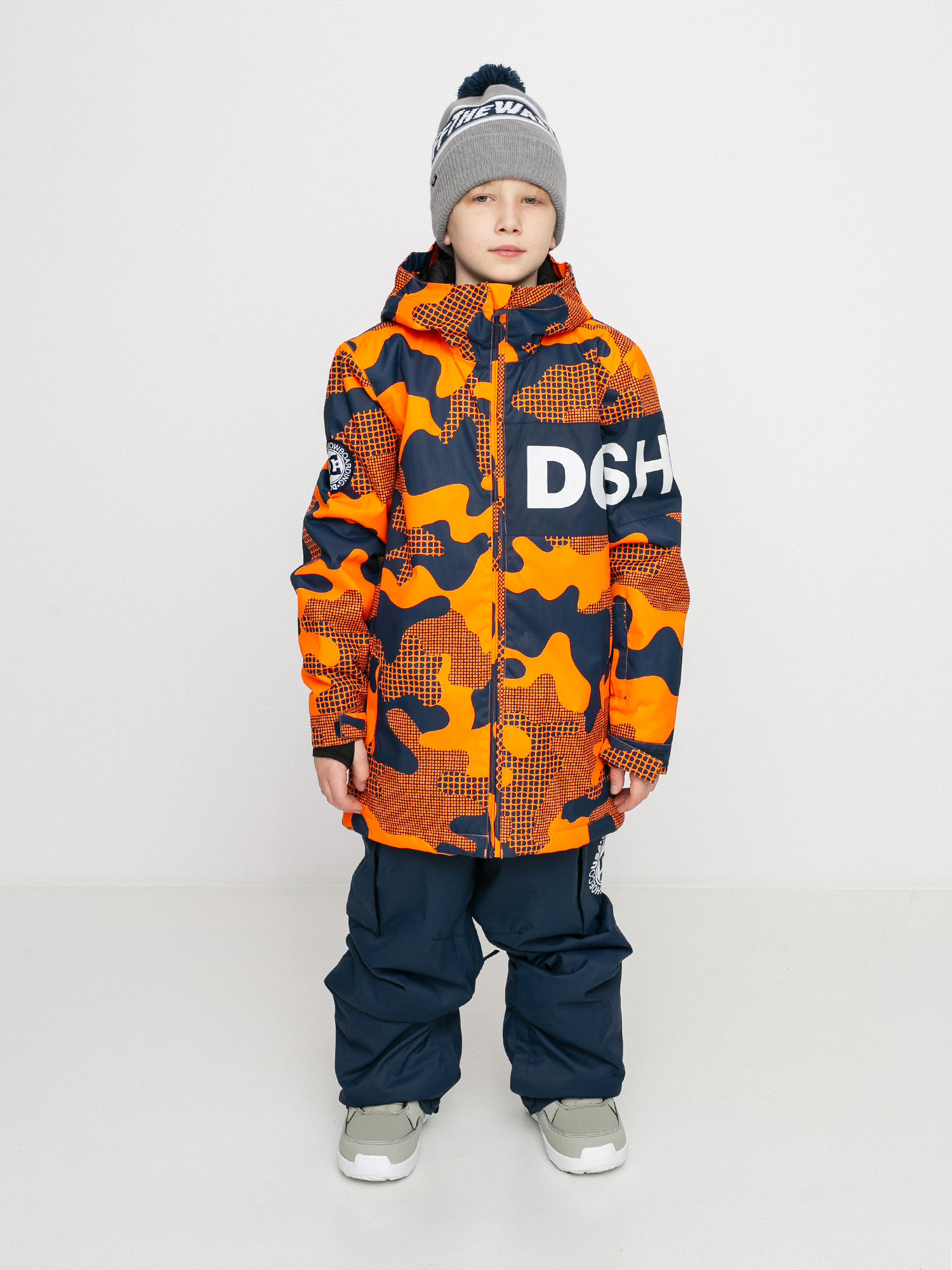 Kurtka snowboardowa DC Propaganda (youth pill camo shocking orang)