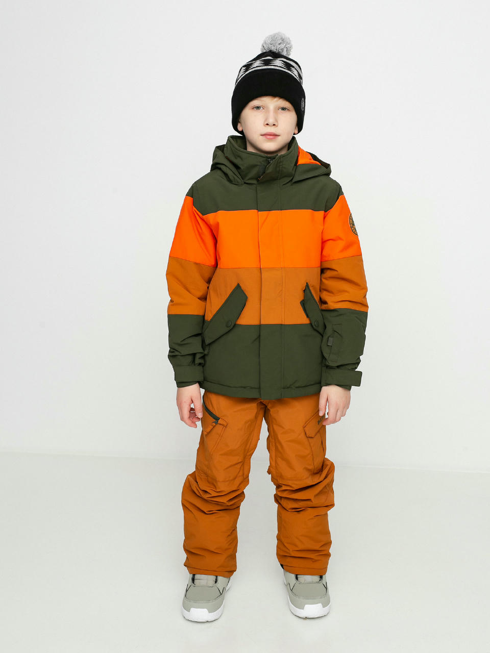 Kurtka snowboardowa Burton Symbol (orangeade multi)