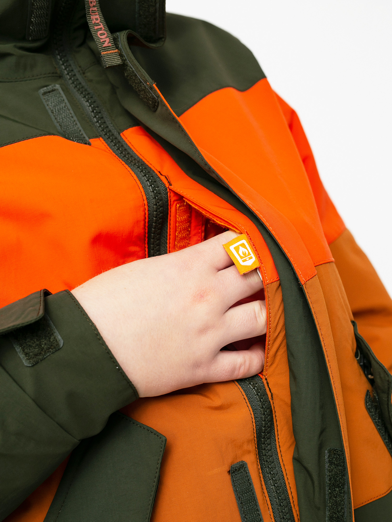 Kurtka snowboardowa Burton Symbol (orangeade multi)