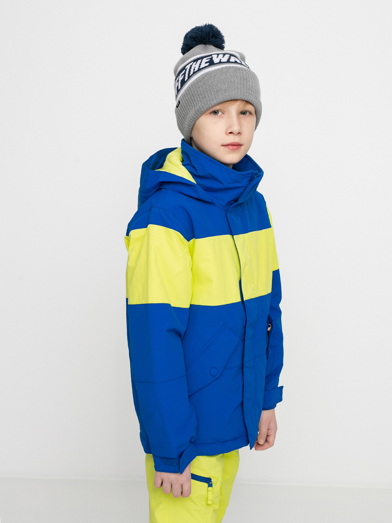 Kurtka snowboardowa Burton Symbol (lapis blue/limeade)