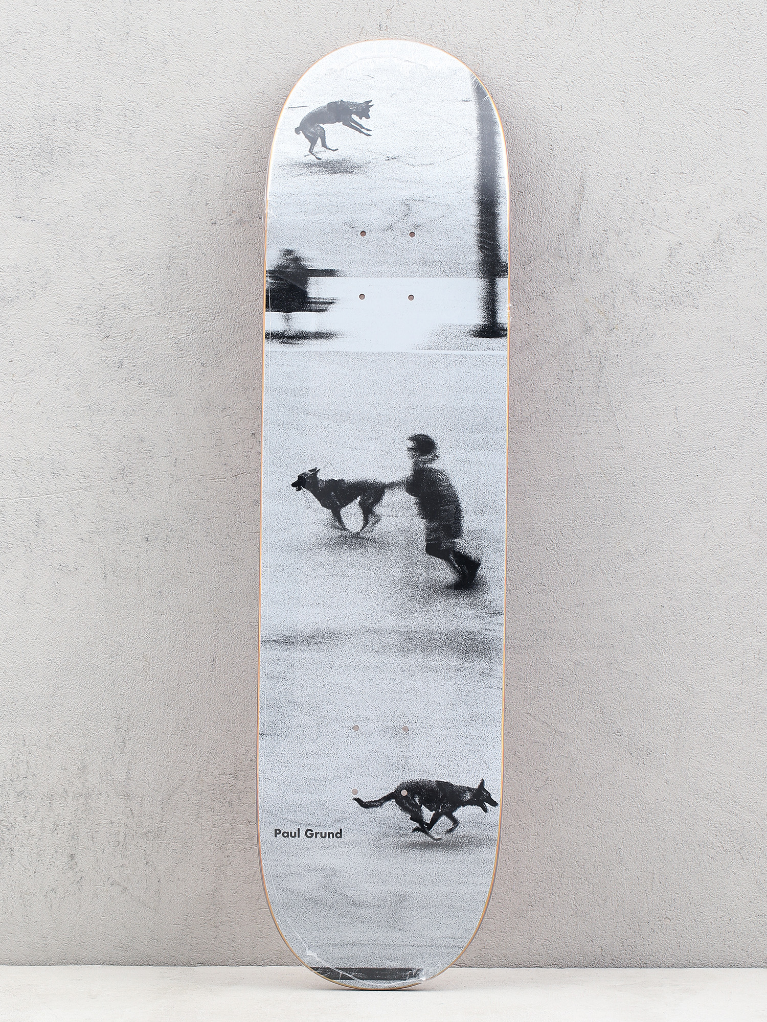 Deck Polar Skate Paul Grund Dog Studies (white/black)