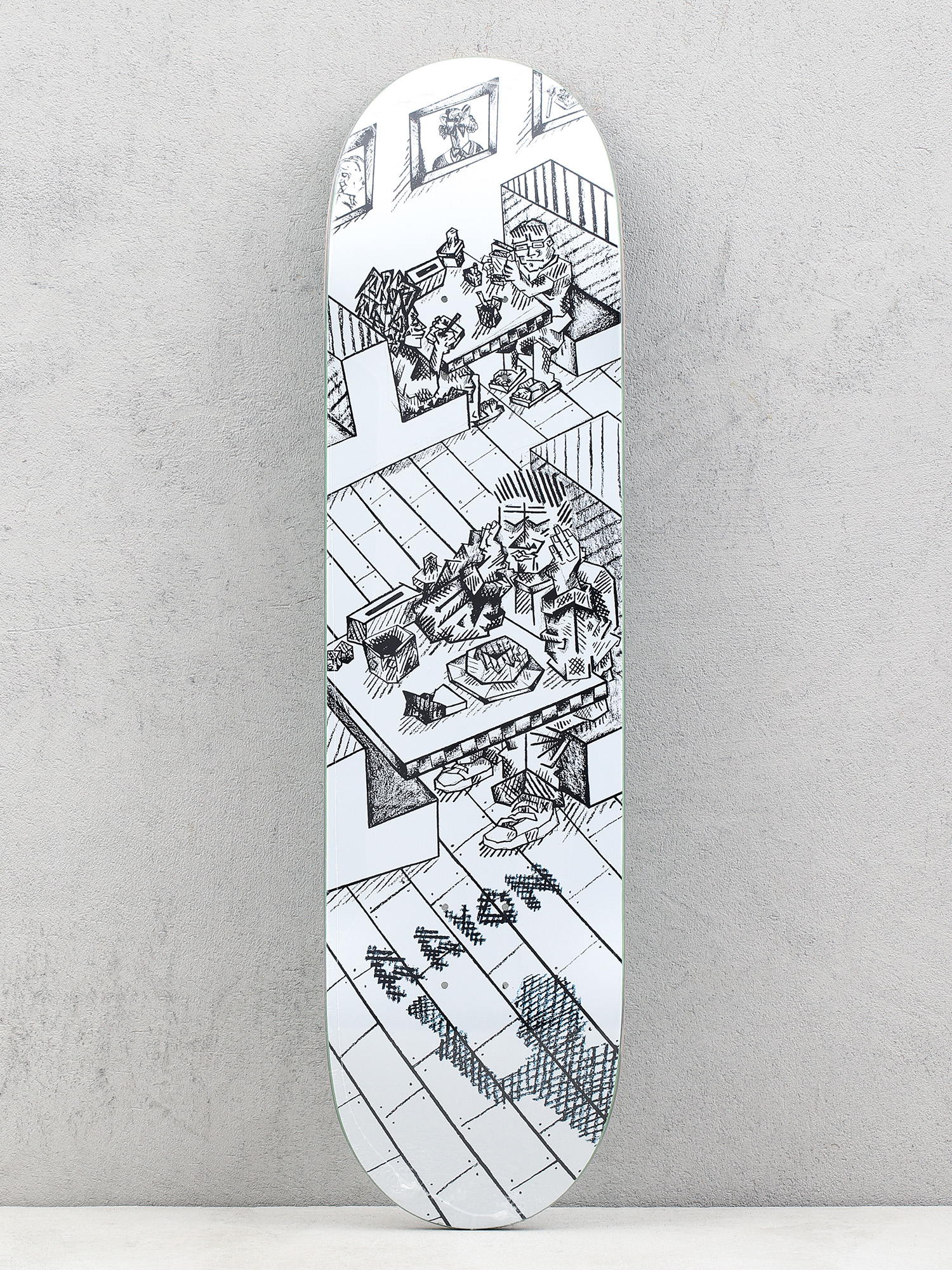 Deck Polar Skate Aaron Herrington Diner (white/black)