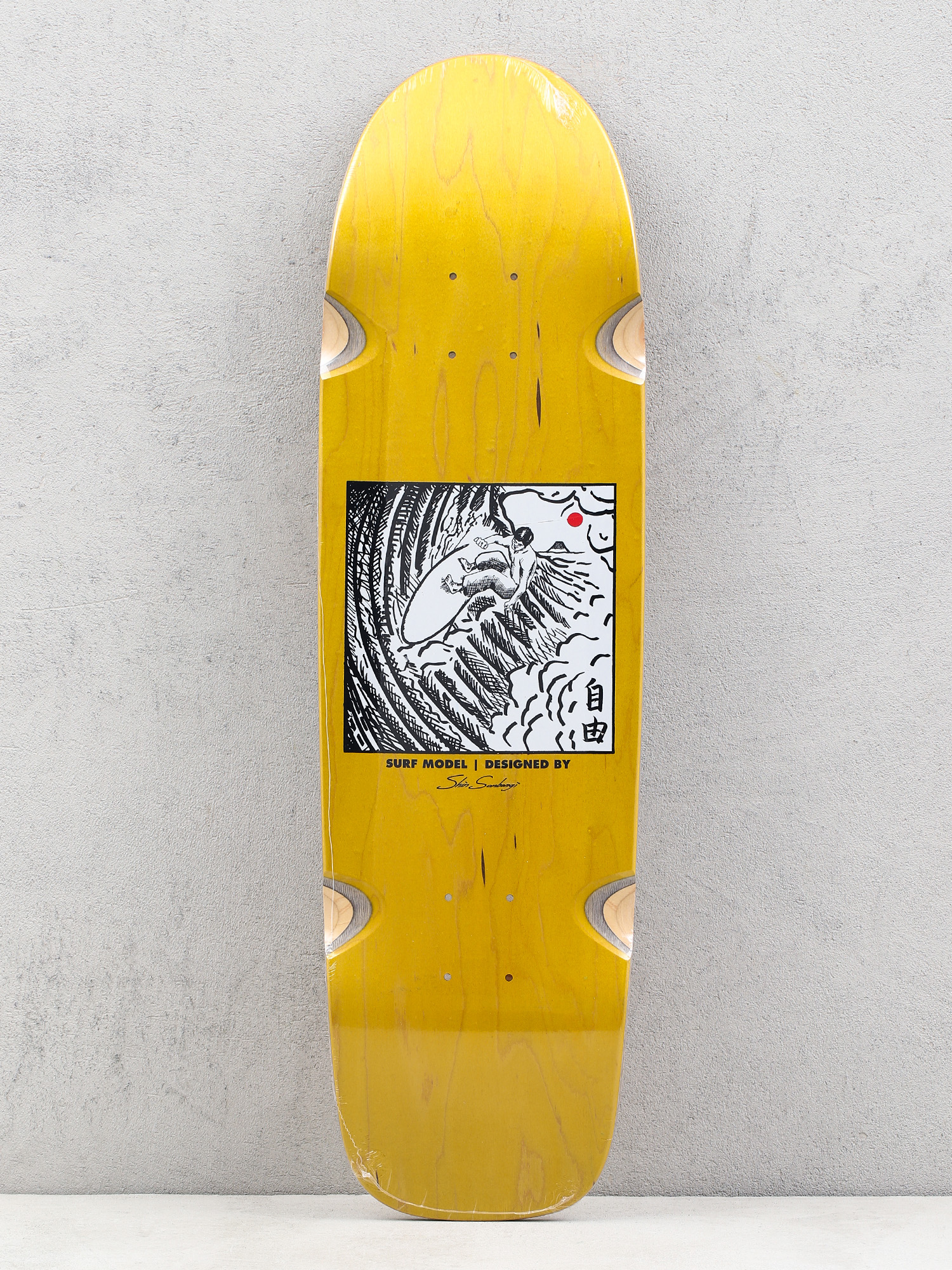 Deck Polar Skate Shin Sanbongi Freedom Wheel Well Surfshape (yellow)
