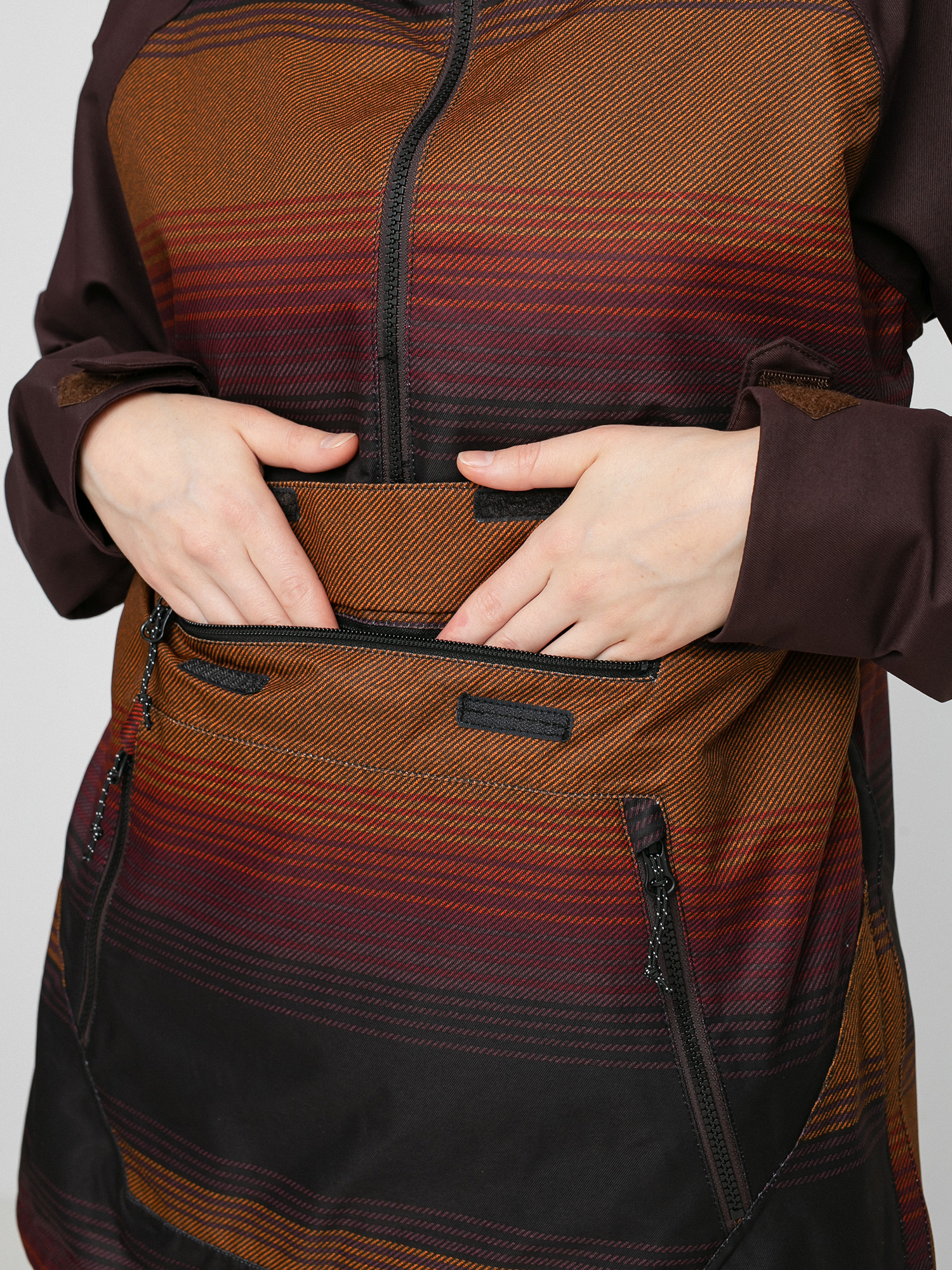 Damska Kurtka snowboardowa Volcom Mirror Pullover (stripe)